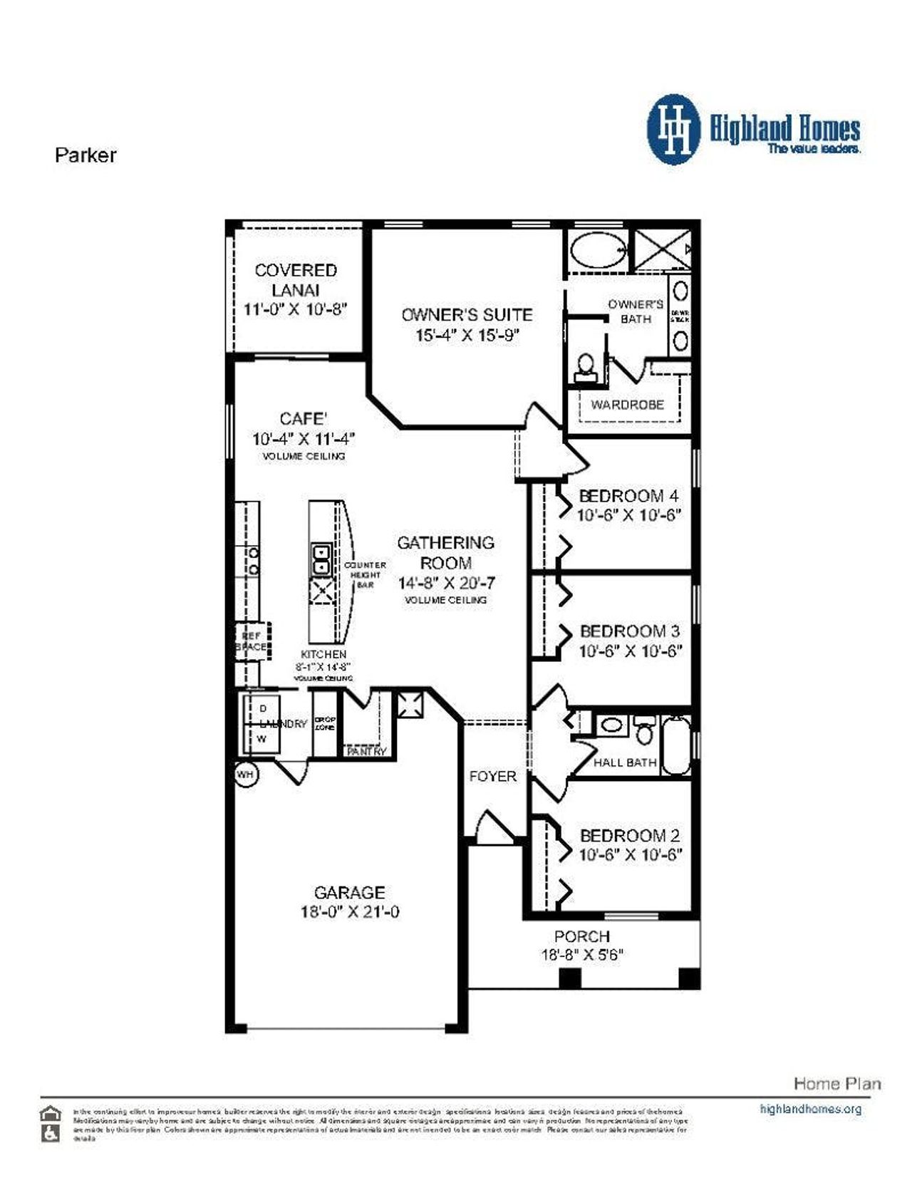 Parker - Floor Plan