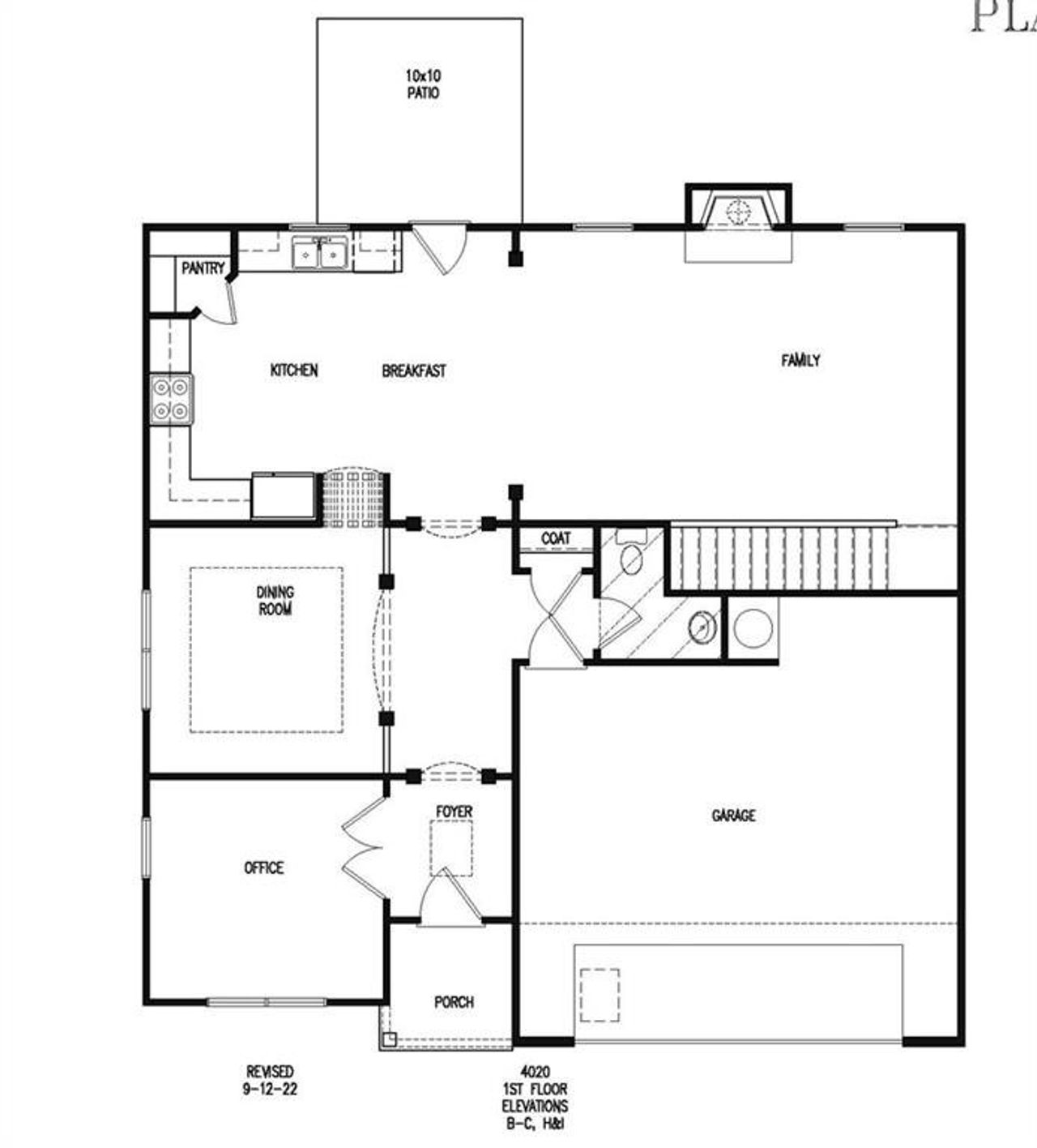 2D floor plan layout of this home in , Villa Rica, GA (Image 2).