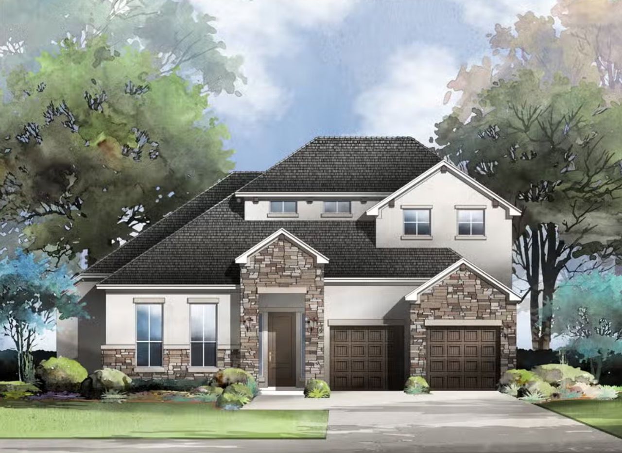 Representative rendering of the exterior for the Phillip by Drees Custom Homes (Image 2).