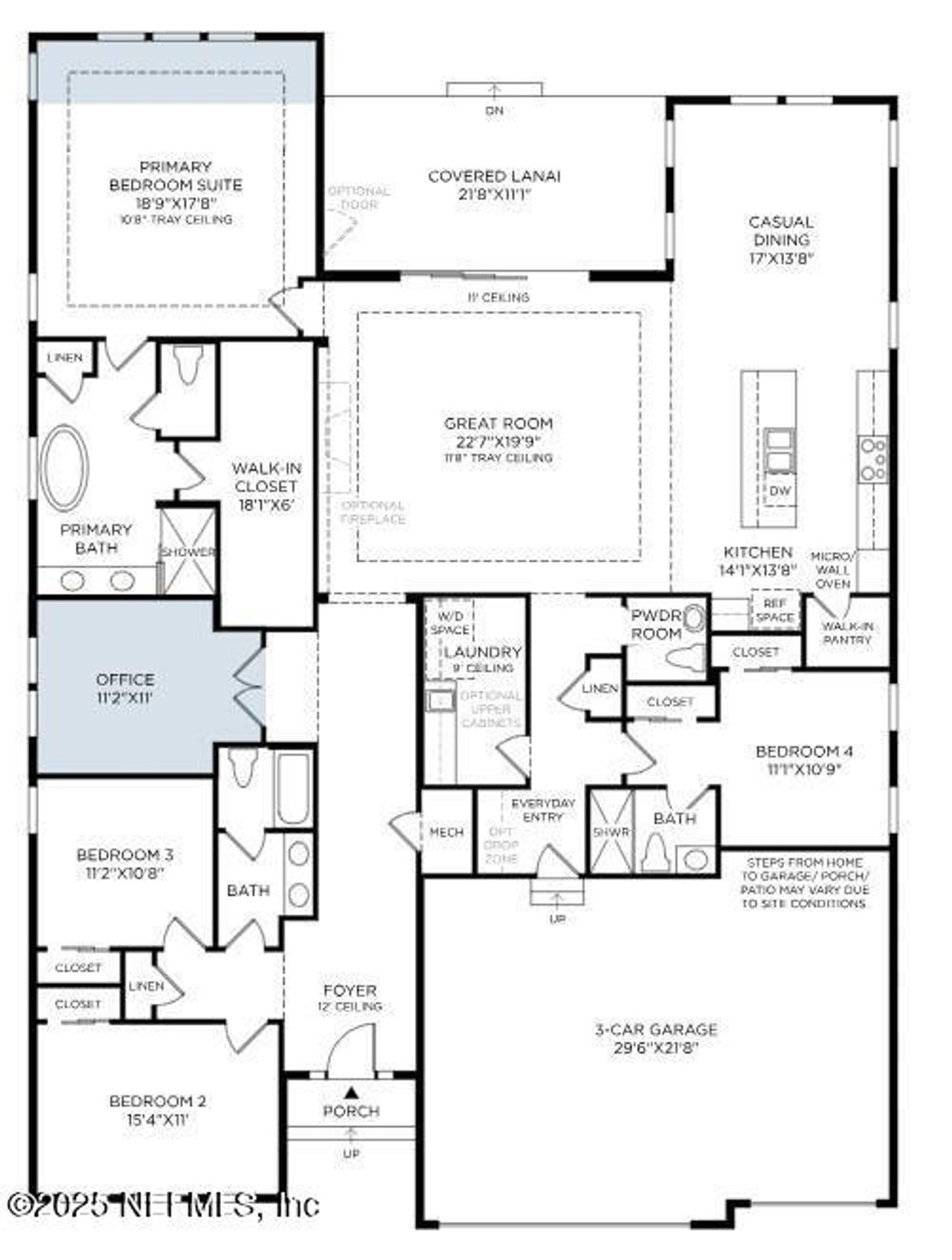 2D floor plan layout of this home in , St. Augustine, FL (Image 2).