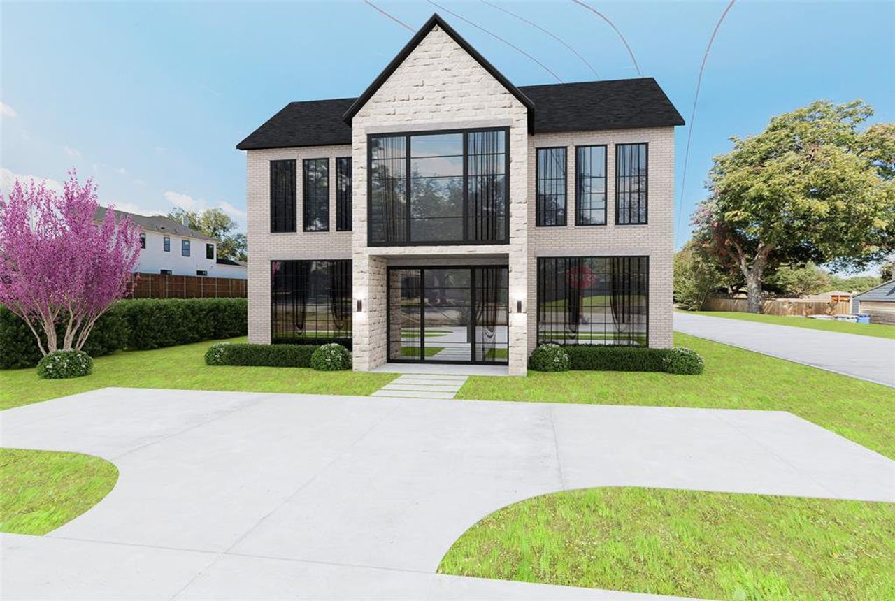 Front exterior of a new home in , Dallas, TX, highlighting curb appeal (Image 2). Front exterior of a new home in , Dallas, TX, highlighting curb appeal (Image 2).