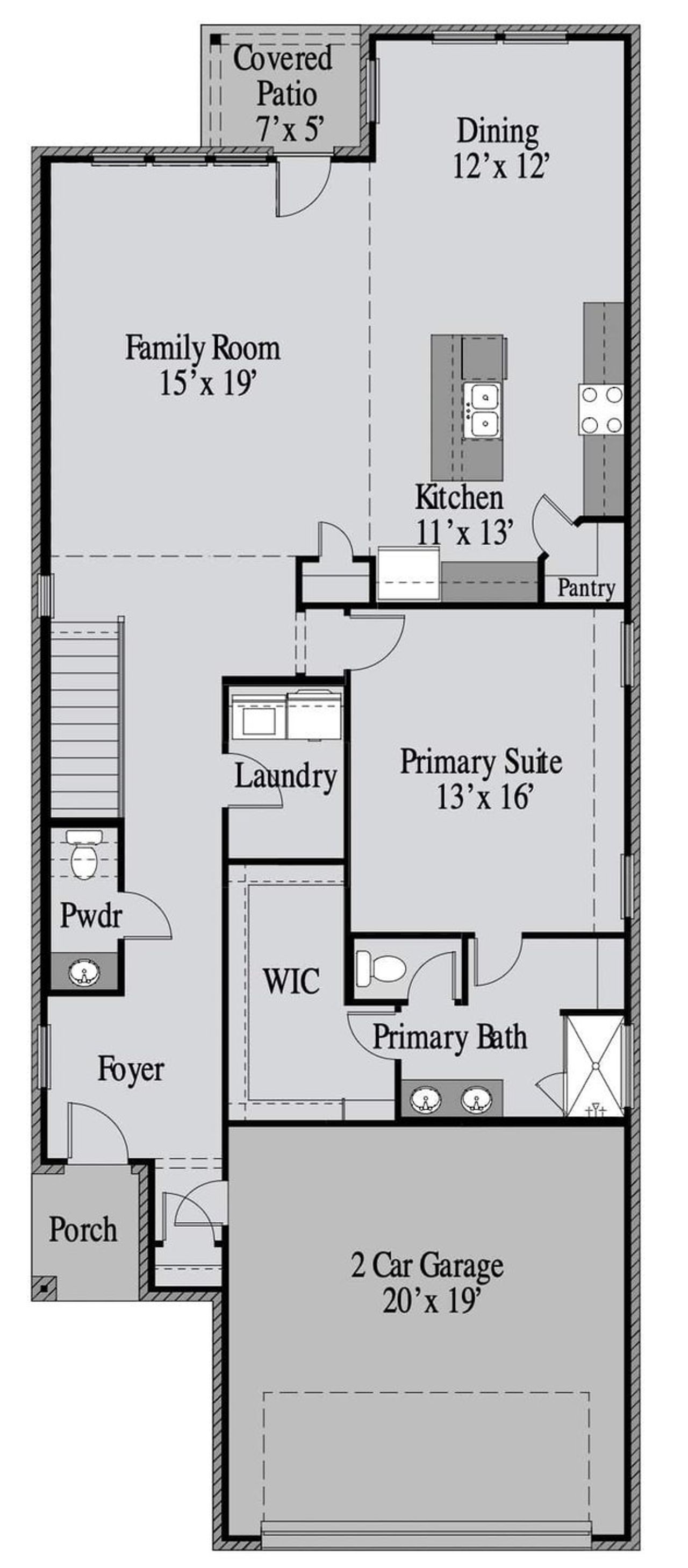 2D floor plan layout of this home in Elevon, Lavon, TX (Image 2). 2D floor plan layout of this home in Elevon, Lavon, TX (Image 2).
