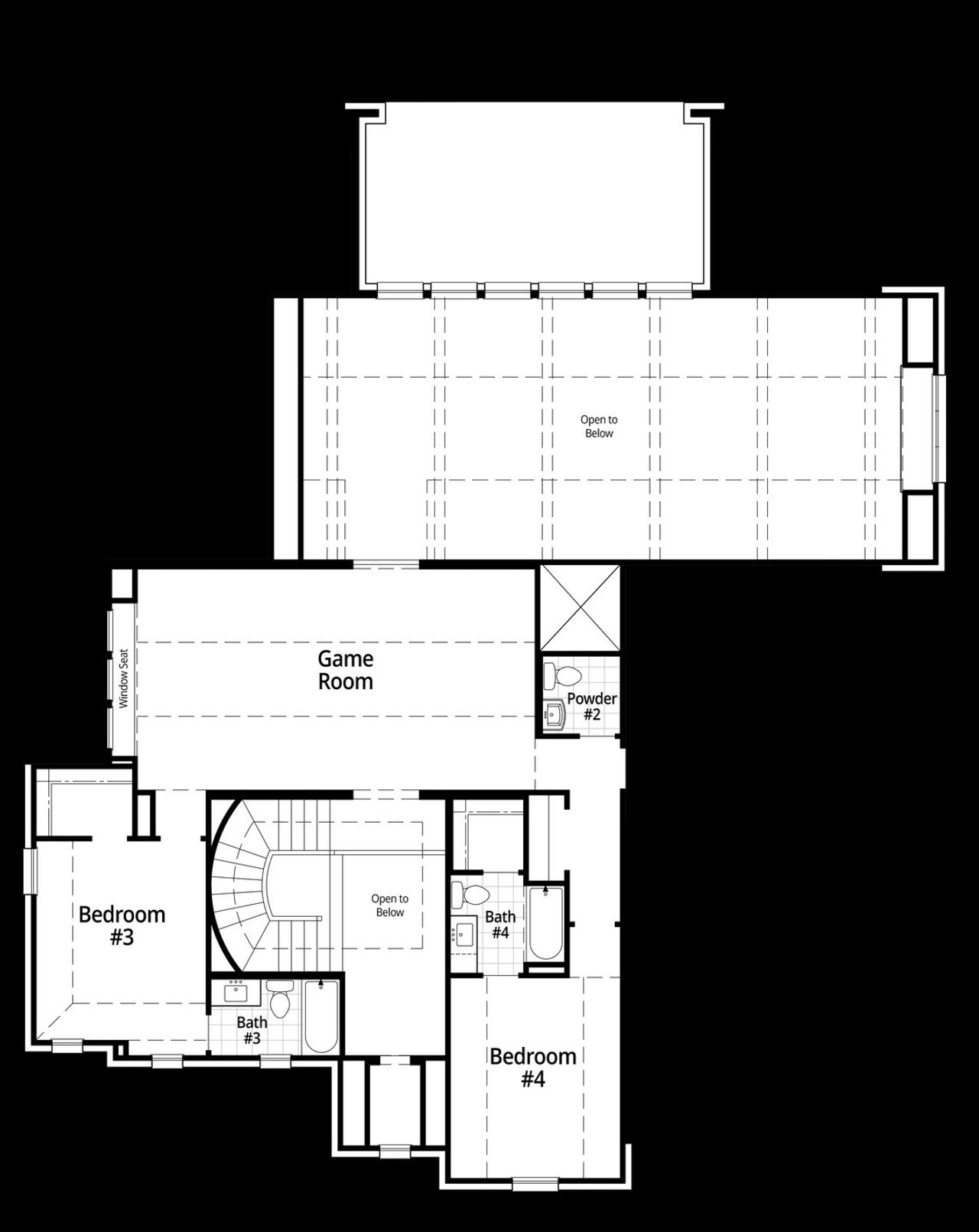 2D floor plan layout for the Altamura by Huntington Homes in Kresston 70s, Montgomery, TX (Image 2). 2D floor plan layout for the Altamura by Huntington Homes in Kresston 70s, Montgomery, TX (Image 2).