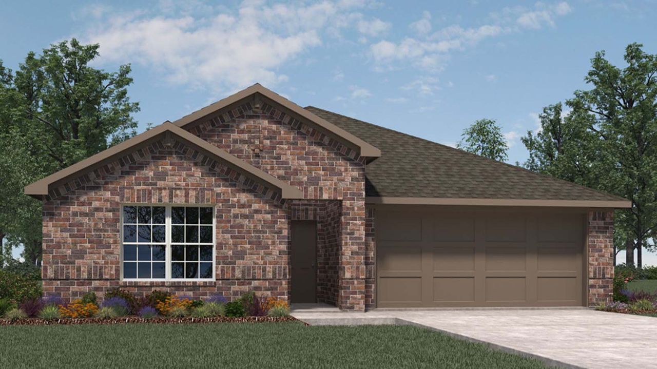 Representative exterior photo of a completed home built from the Burnet by D.R. Horton in Lago Mar, Texas City, TX (Image 2). Representative exterior photo of a completed home built from the Burnet by D.R. Horton in Lago Mar, Texas City, TX (Image 2).