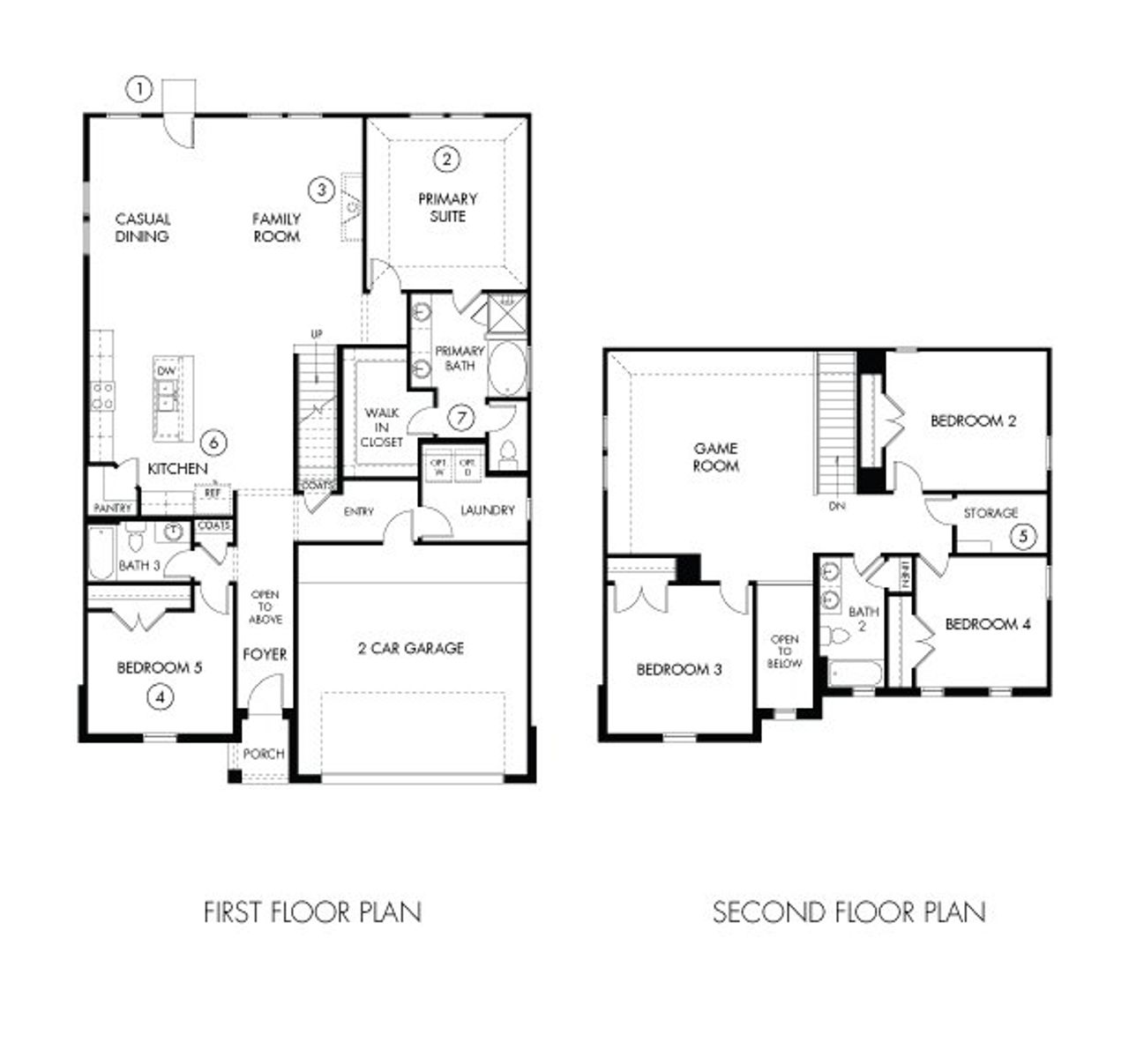 2D floor plan layout of this home in Kingdom Heights, Rosenberg, TX (Image 2). 2D floor plan layout of this home in Kingdom Heights, Rosenberg, TX (Image 2).