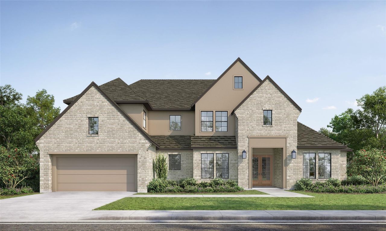 Front exterior of a new home in COLTON, Todd Mission, TX, highlighting curb appeal (Image 2).