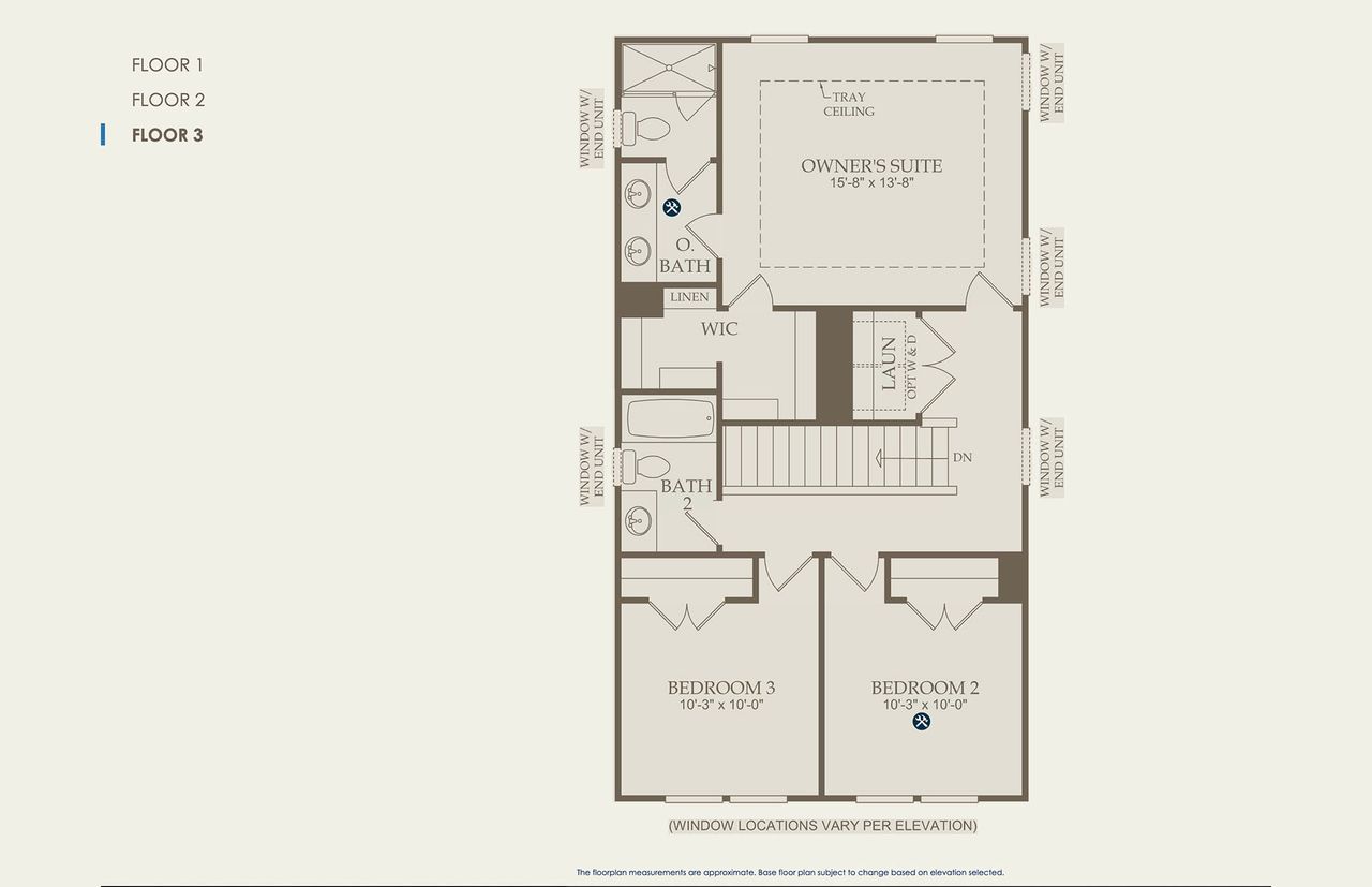 Newnan Floor Plan, Quick Move-In Home, Floor 3 Newnan Floor Plan, Quick Move-In Home, Floor 3