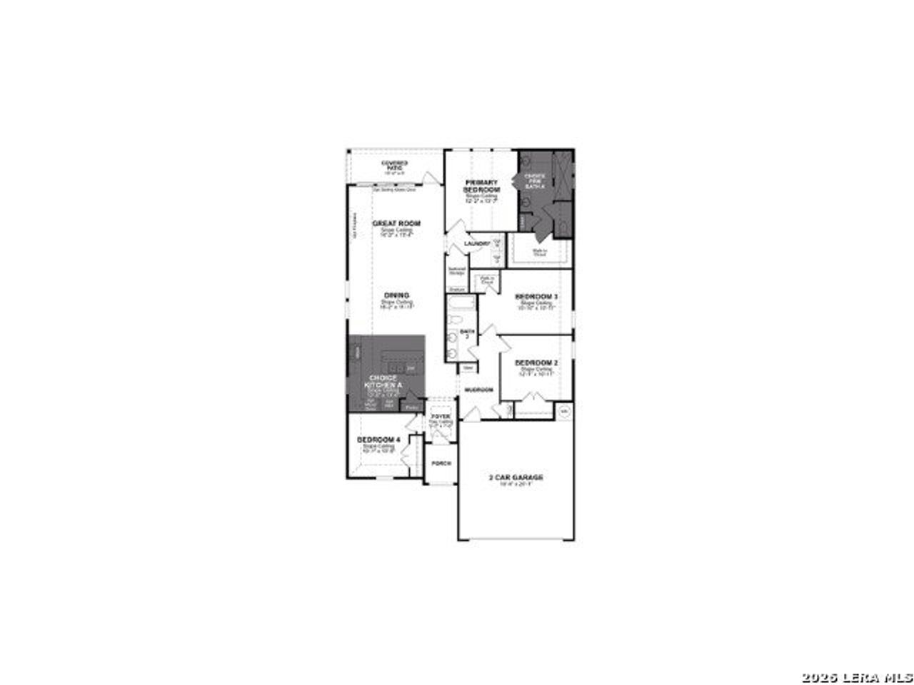 2D floor plan layout of this home in Venado Crossing, Cibolo, TX (Image 2). 2D floor plan layout of this home in Venado Crossing, Cibolo, TX (Image 2).