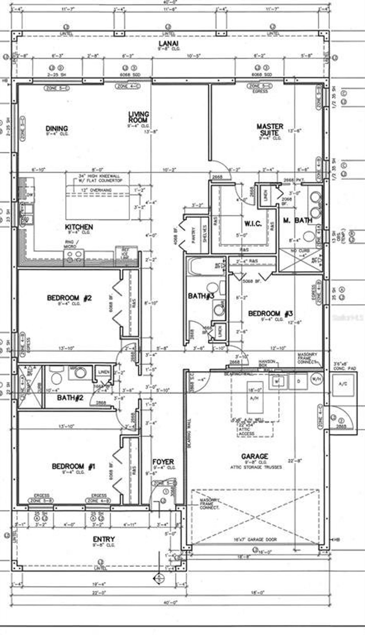 2D floor plan layout of this home in , Webster, FL (Image 2).