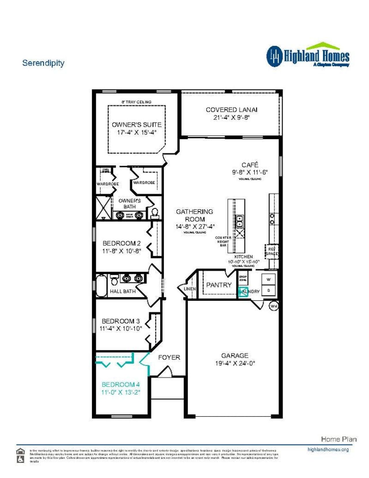 Serendipity - Home Layout