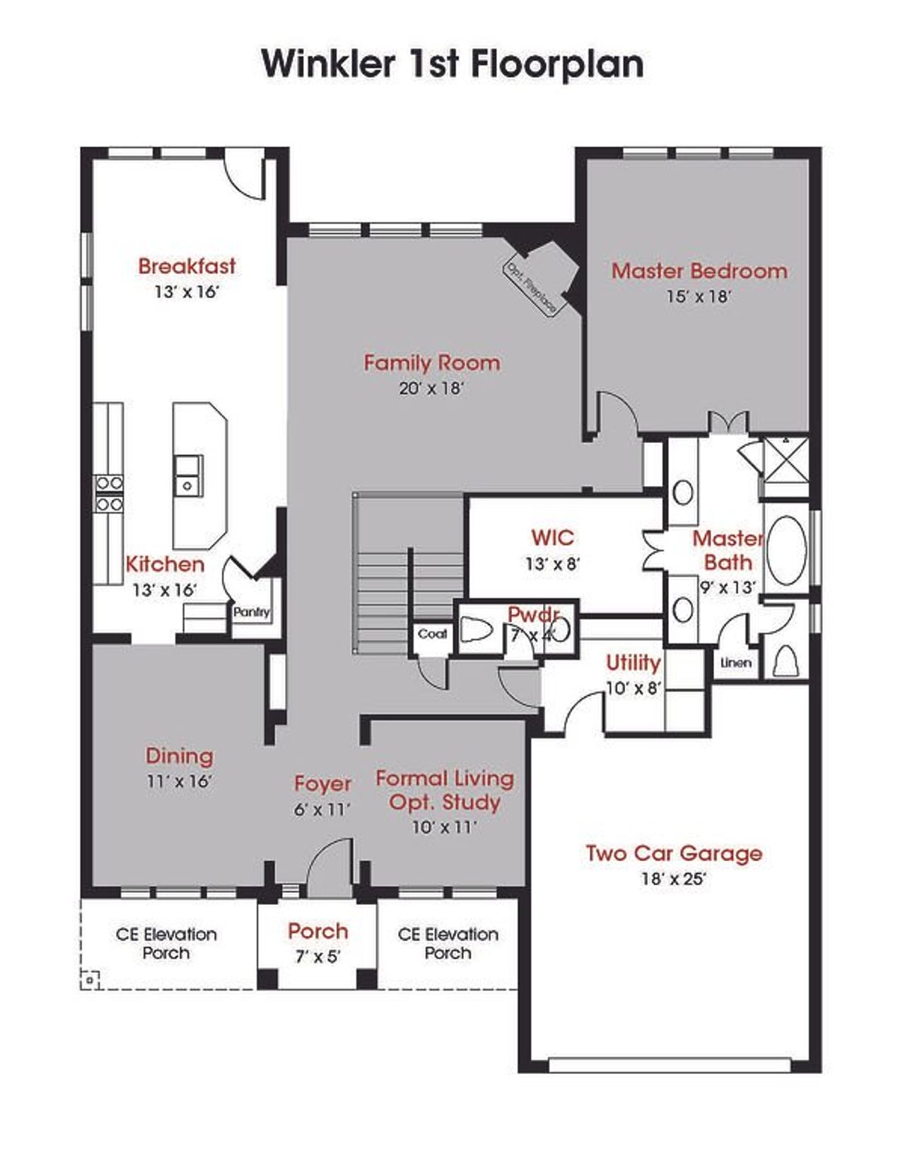 Image 2 representing the Winkler by Kendall Homes in Oakwood Ranch, Willis, TX. Image 2 representing the Winkler by Kendall Homes in Oakwood Ranch, Willis, TX.