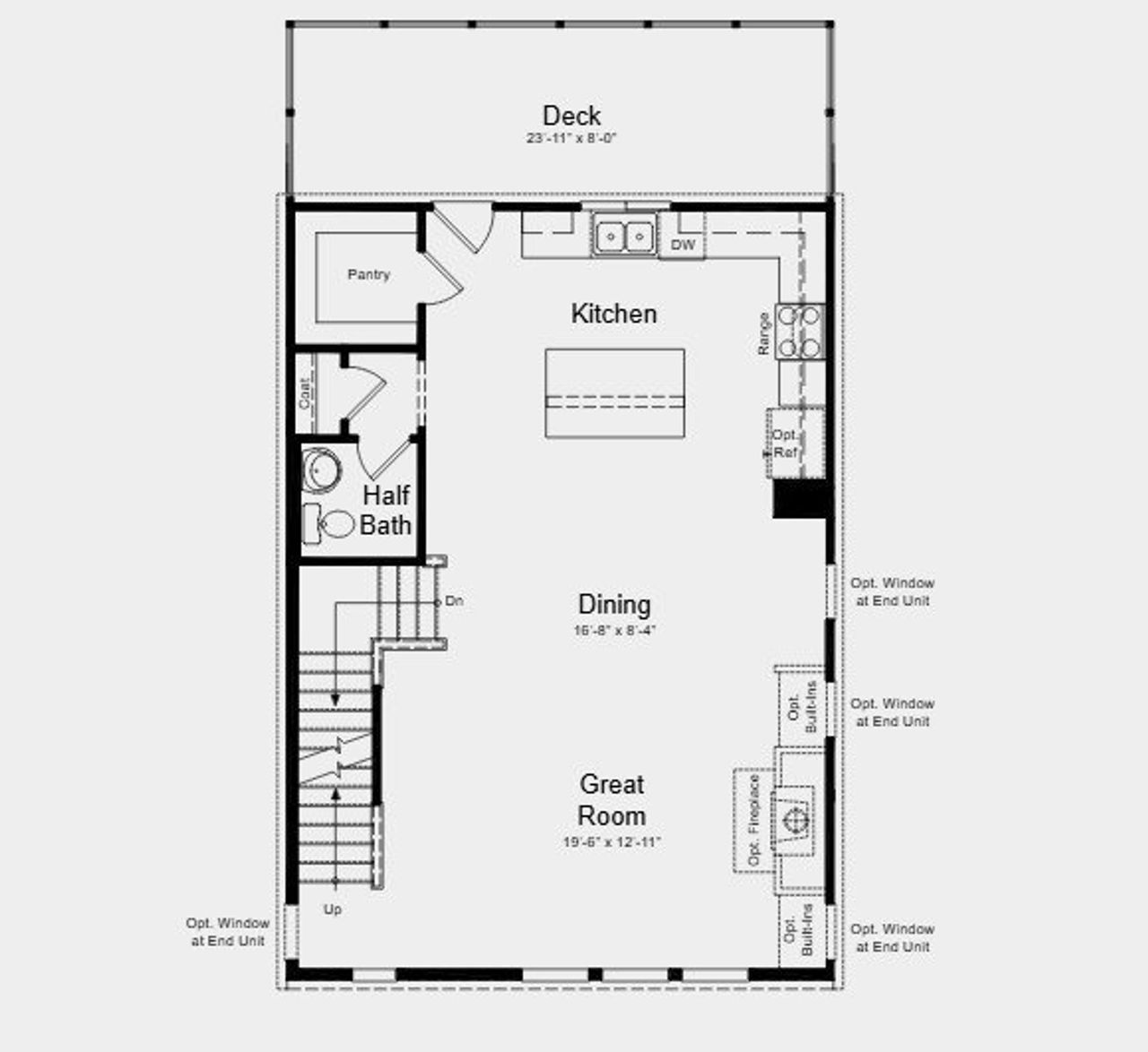 2D floor plan layout of this home in Dreycott, Lawrenceville, GA (Image 2).