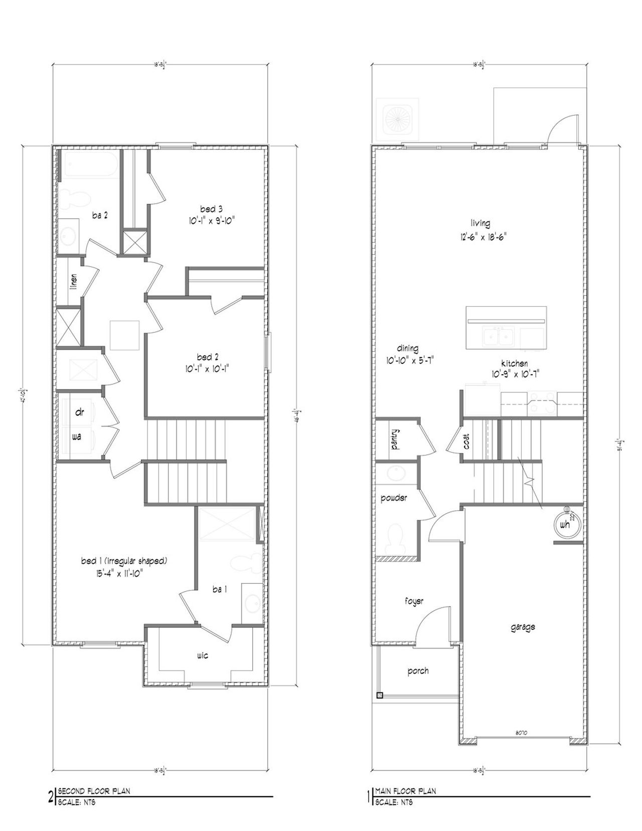 2D floor plan layout of this home in Salt Pines, Port Saint Joe, FL (Image 2).