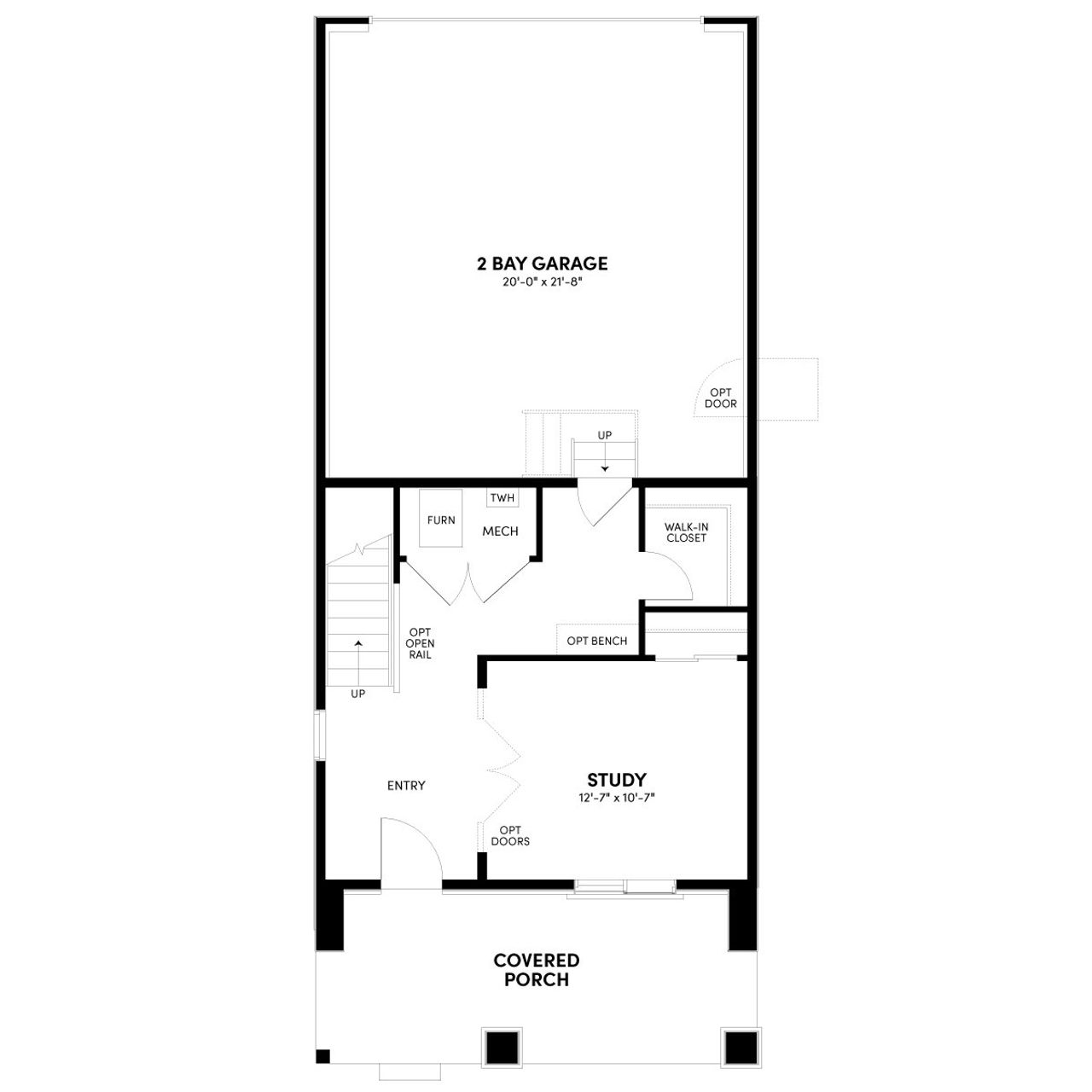 2D floor plan layout of this home in Uplands, Westminster, CO (Image 2).