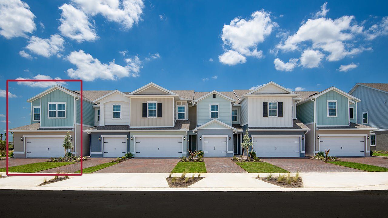 Representative exterior photo of a completed home built from the The Reagan by Park Square Residential in Townwalk at Babcock Ranch, Punta Gorda, FL (Image 2).