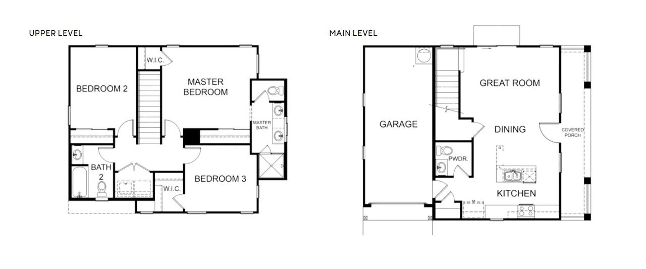2D floor plan layout for the Ashland 4a by Encanto Living in Encanto at Bell Park, Phoenix, AZ (Image 2).