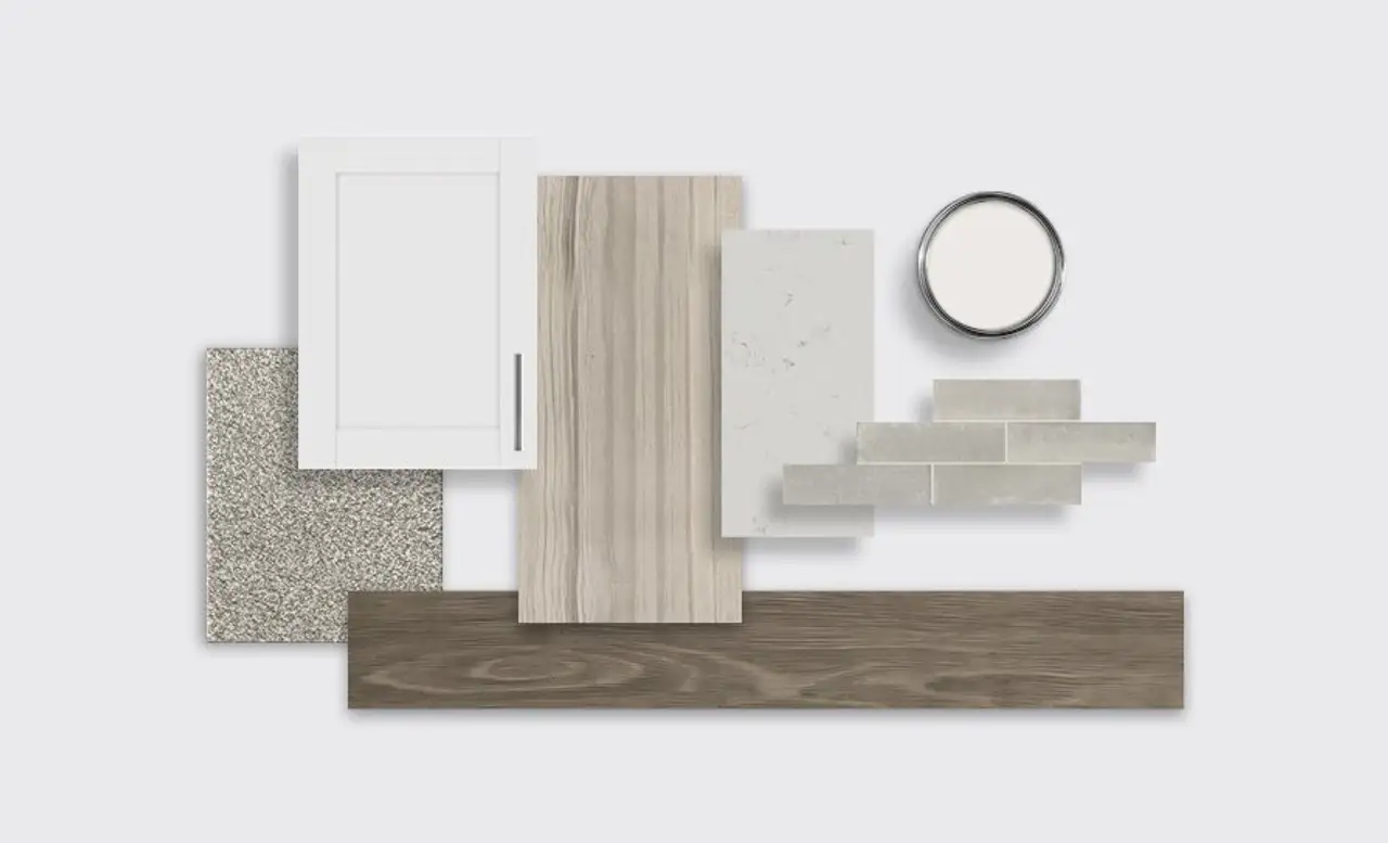 Sample of building materials used in homes in Greystone - Vista Townhomes, Smyrna (Image 2).