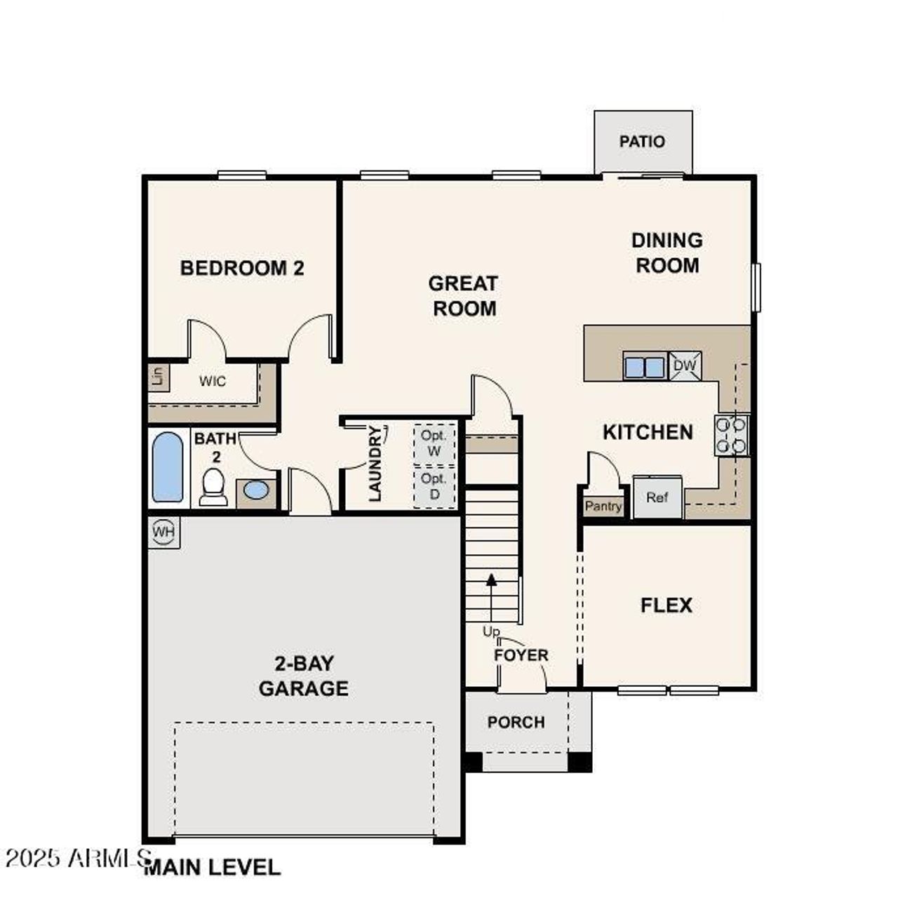 Sage Main Level Floor Plan Sage Main Level Floor Plan