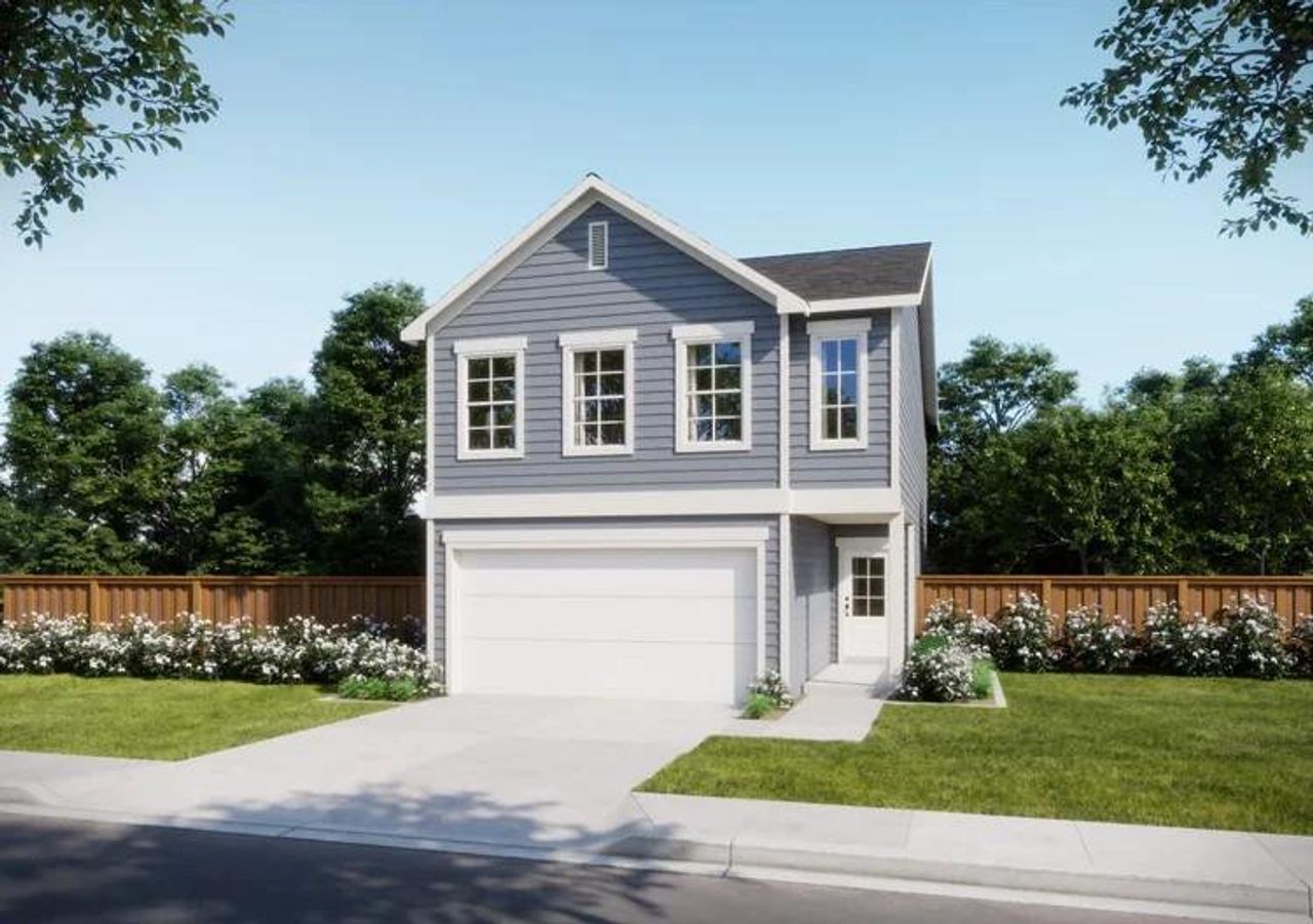 Front exterior of a new home in , Houston, TX, highlighting curb appeal (Image 2). Front exterior of a new home in , Houston, TX, highlighting curb appeal (Image 2).