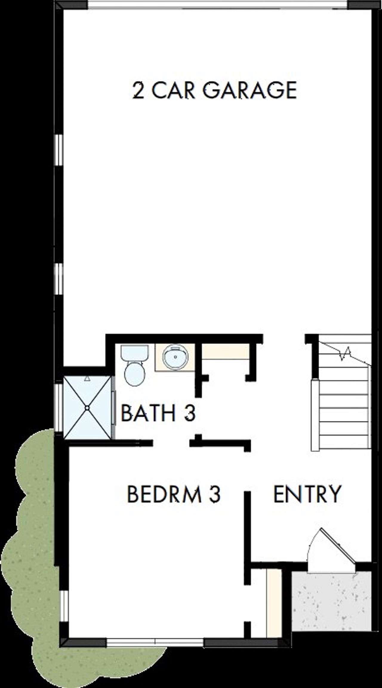 2D floor plan layout of this home in Central Living at Craig, Charlotte, NC (Image 2). 2D floor plan layout of this home in Central Living at Craig, Charlotte, NC (Image 2).