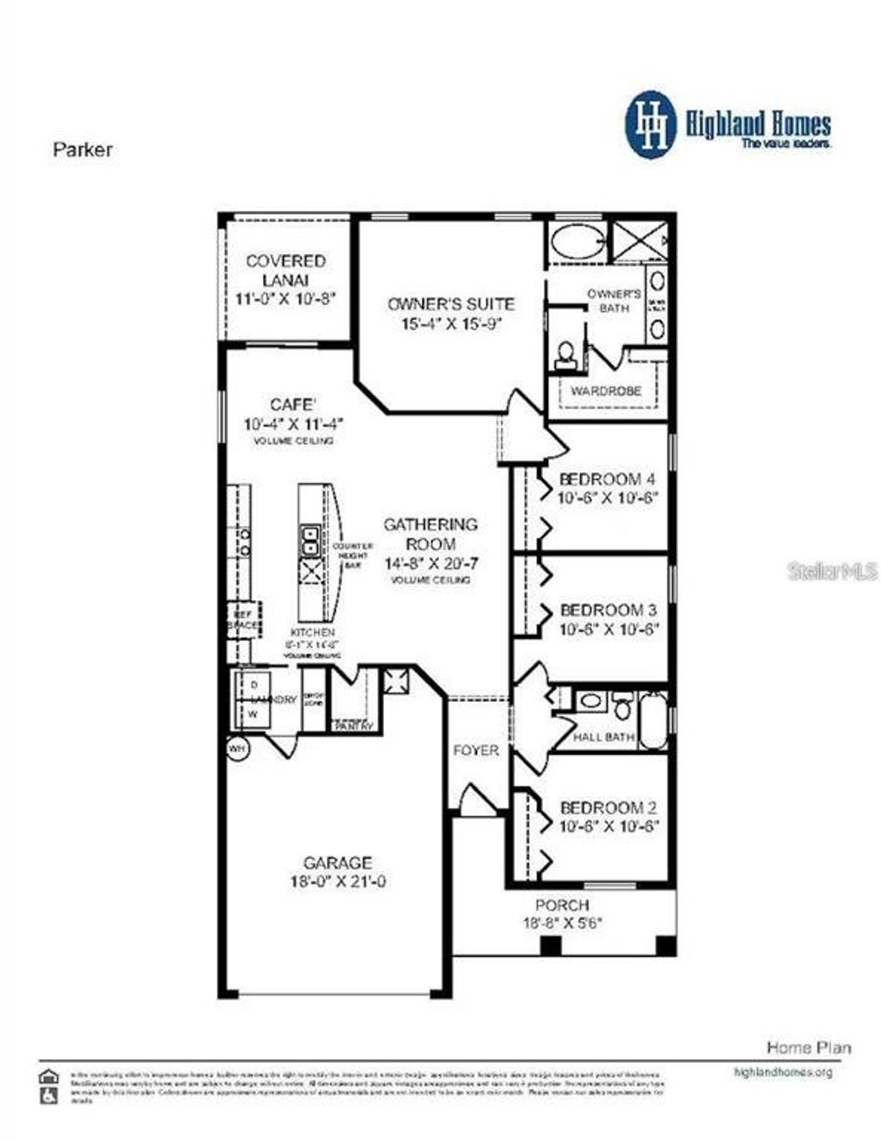 2D floor plan layout of this home in Myrtlebrook Preserve, Lakeland, FL (Image 2). 2D floor plan layout of this home in Myrtlebrook Preserve, Lakeland, FL (Image 2).