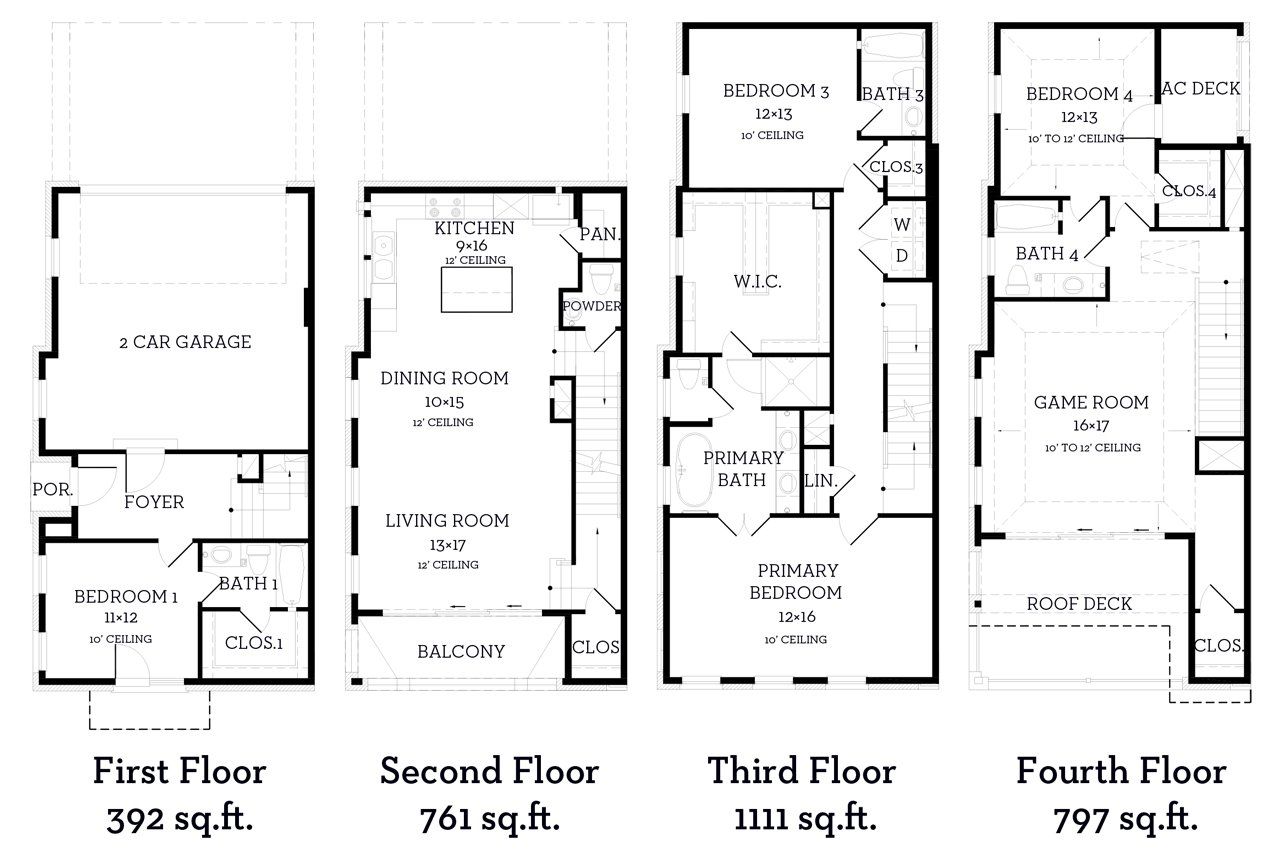 2D floor plan layout of this home in Addison Grove, Dallas, TX (Image 2). 2D floor plan layout of this home in Addison Grove, Dallas, TX (Image 2).