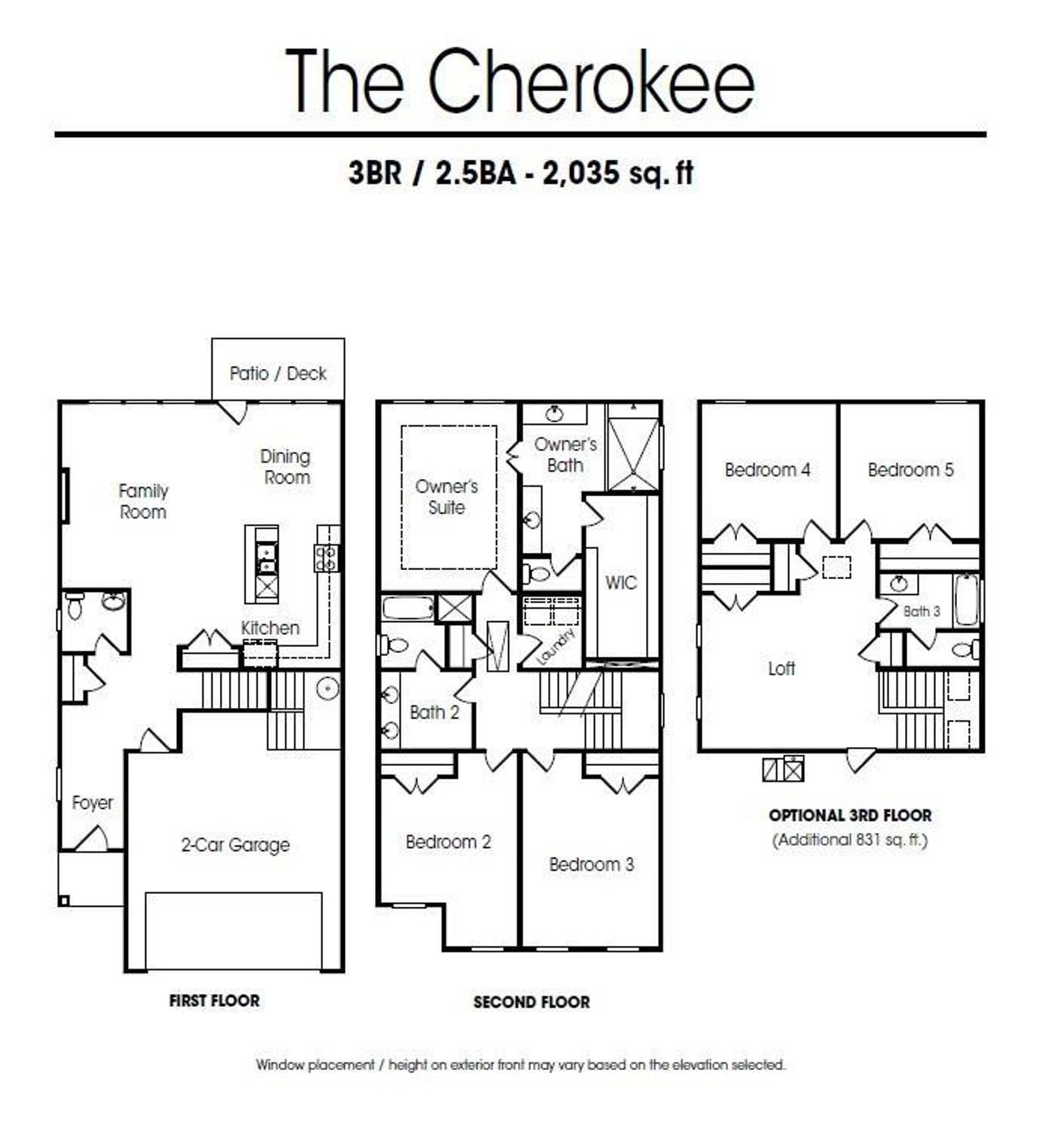 2D floor plan layout of this home in , Marietta, GA (Image 2).