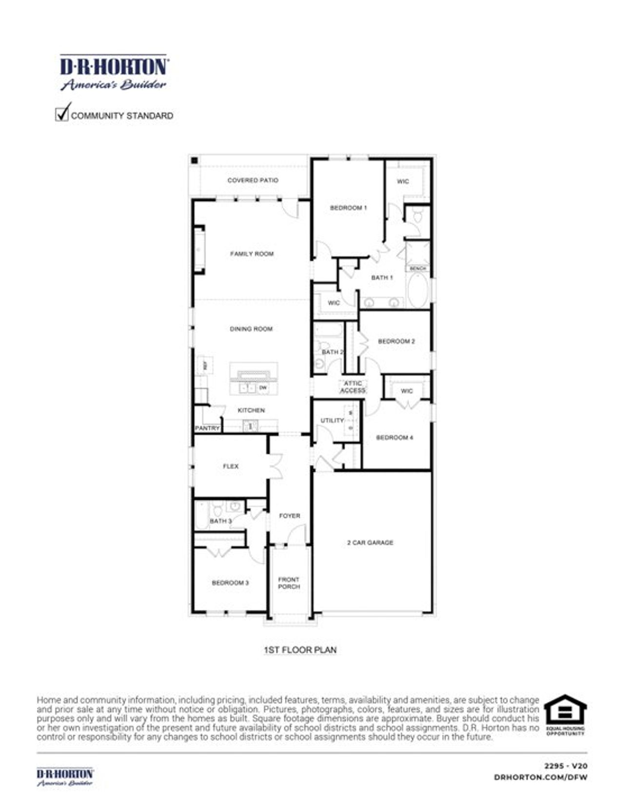 2D floor plan layout of this home in Clearview Ranch, Royse City, TX (Image 2). 2D floor plan layout of this home in Clearview Ranch, Royse City, TX (Image 2).