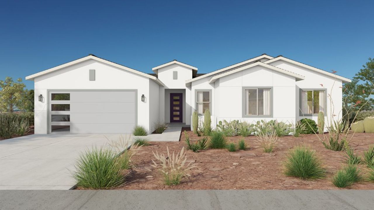 Representative exterior photo of a completed home built from the 2491 by Homes by Towne in Salero, Laveen, AZ (Image 2).