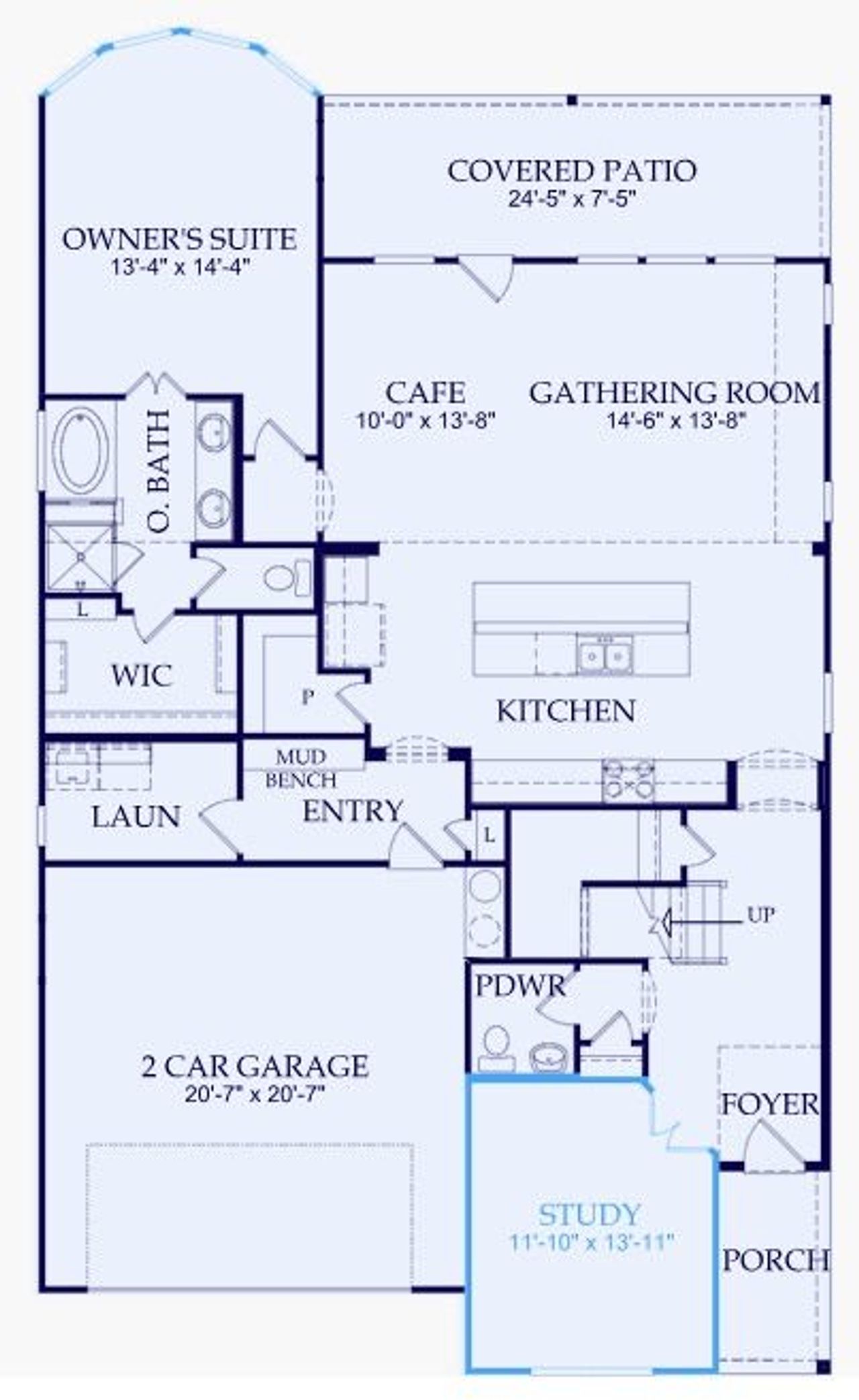 2D floor plan layout of this home in Lago Mar, Texas City, TX (Image 2).