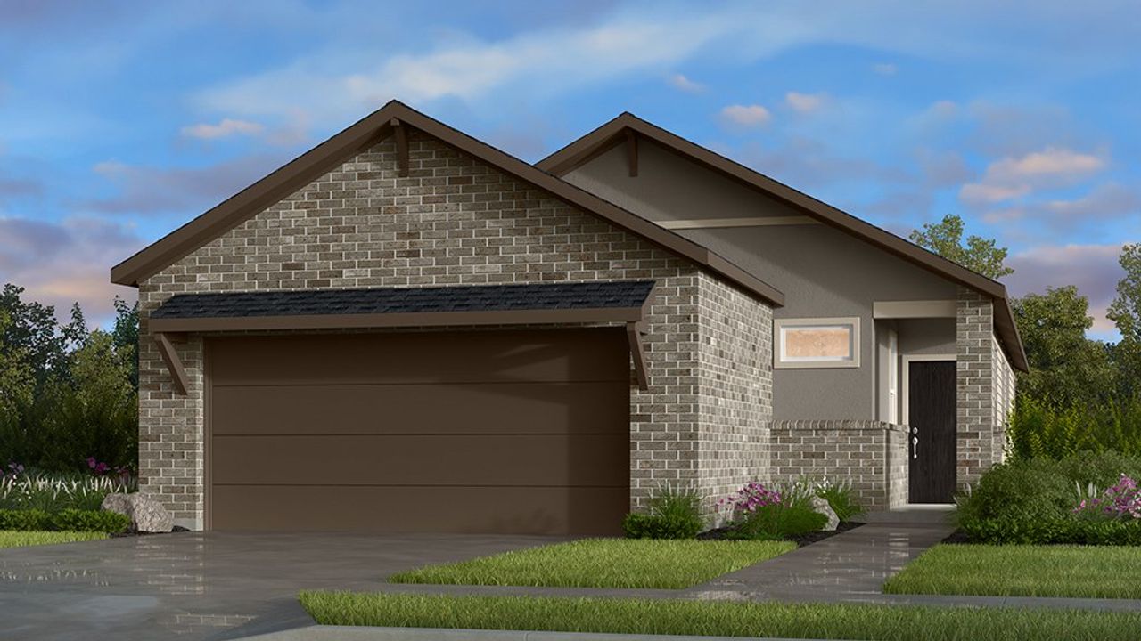 Representative exterior photo of a completed home built from the Tempo by Taylor Morrison in Avalon at Cypress 40s, Cypress, TX (Image 2). Representative exterior photo of a completed home built from the Tempo by Taylor Morrison in Avalon at Cypress 40s, Cypress, TX (Image 2).