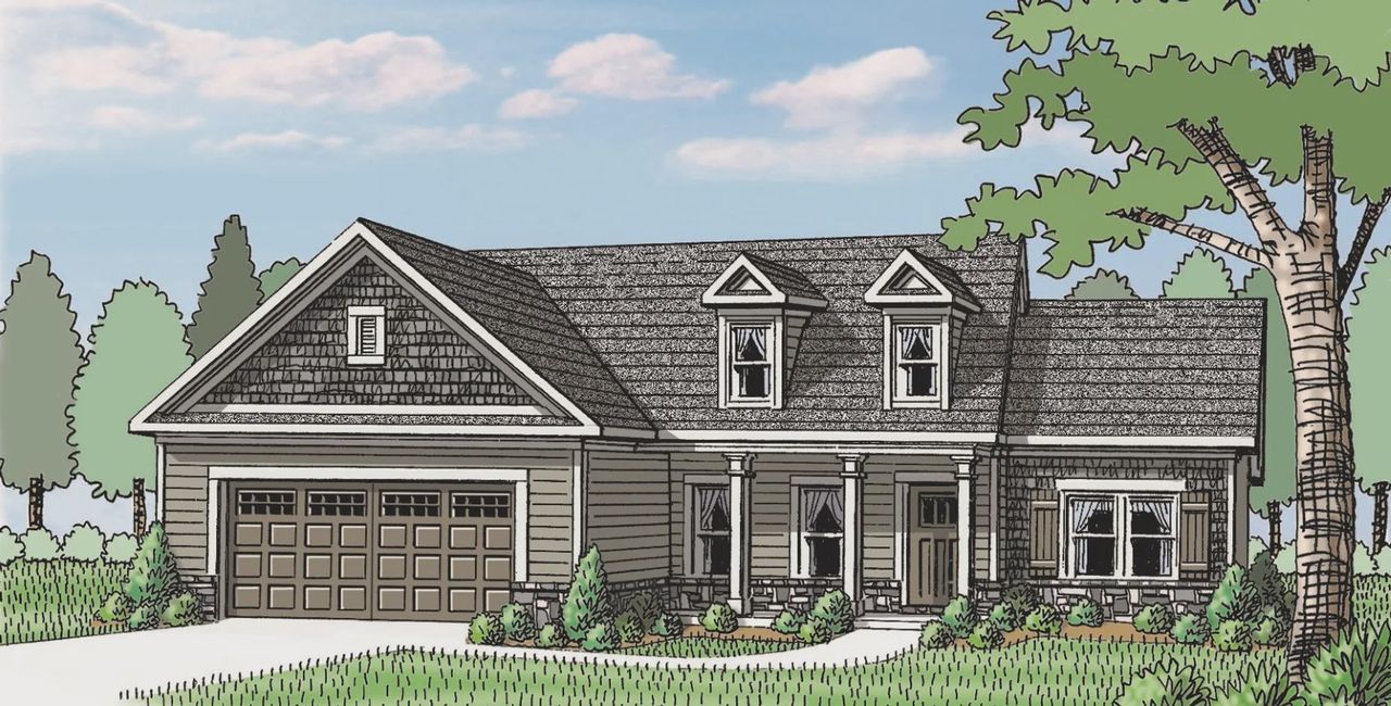 Representative rendering of the exterior for the The Ava by Reliant Homes (Image 2).