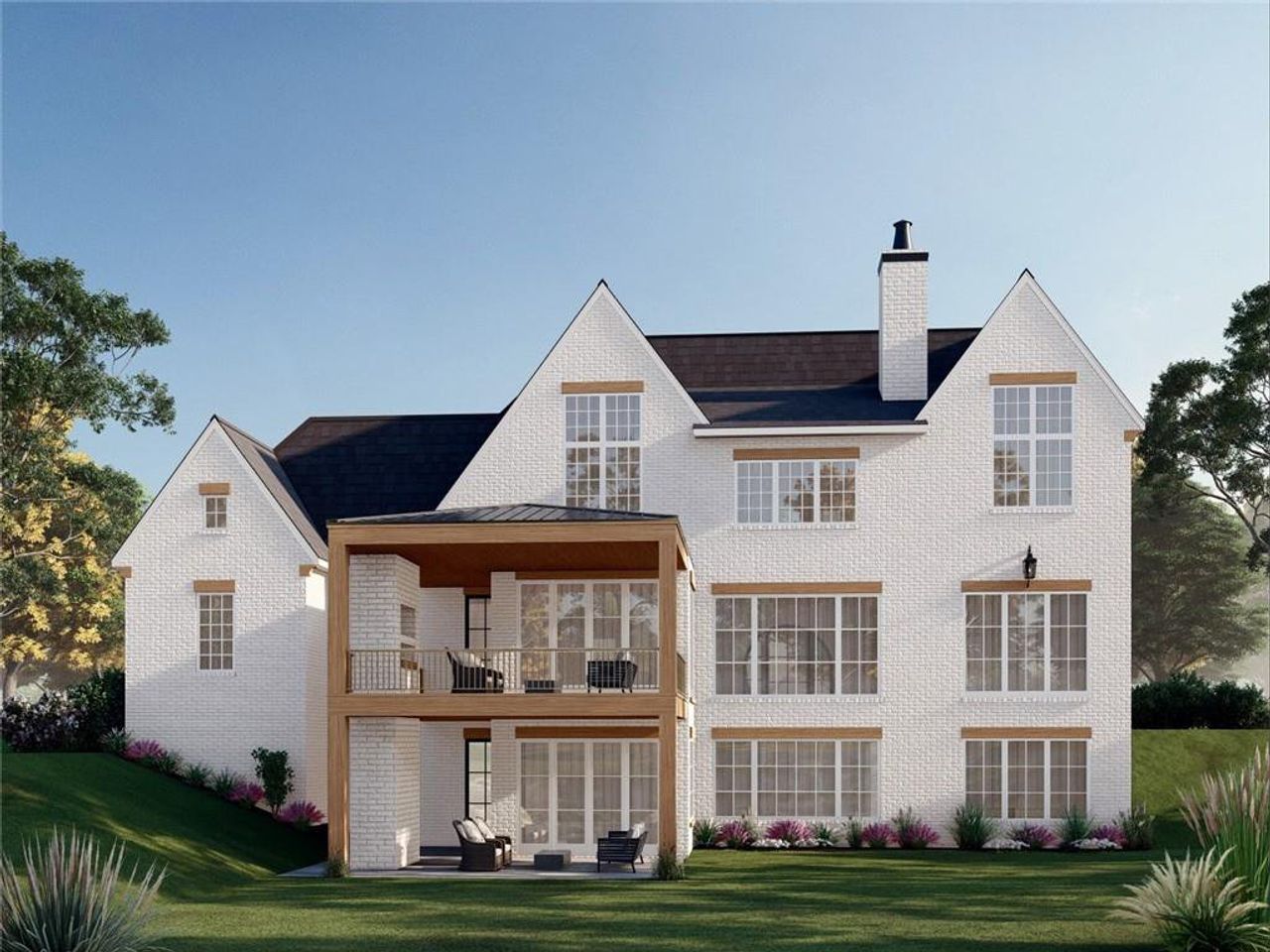 Exterior details and patio area of a home in , McDonough (Image 2).