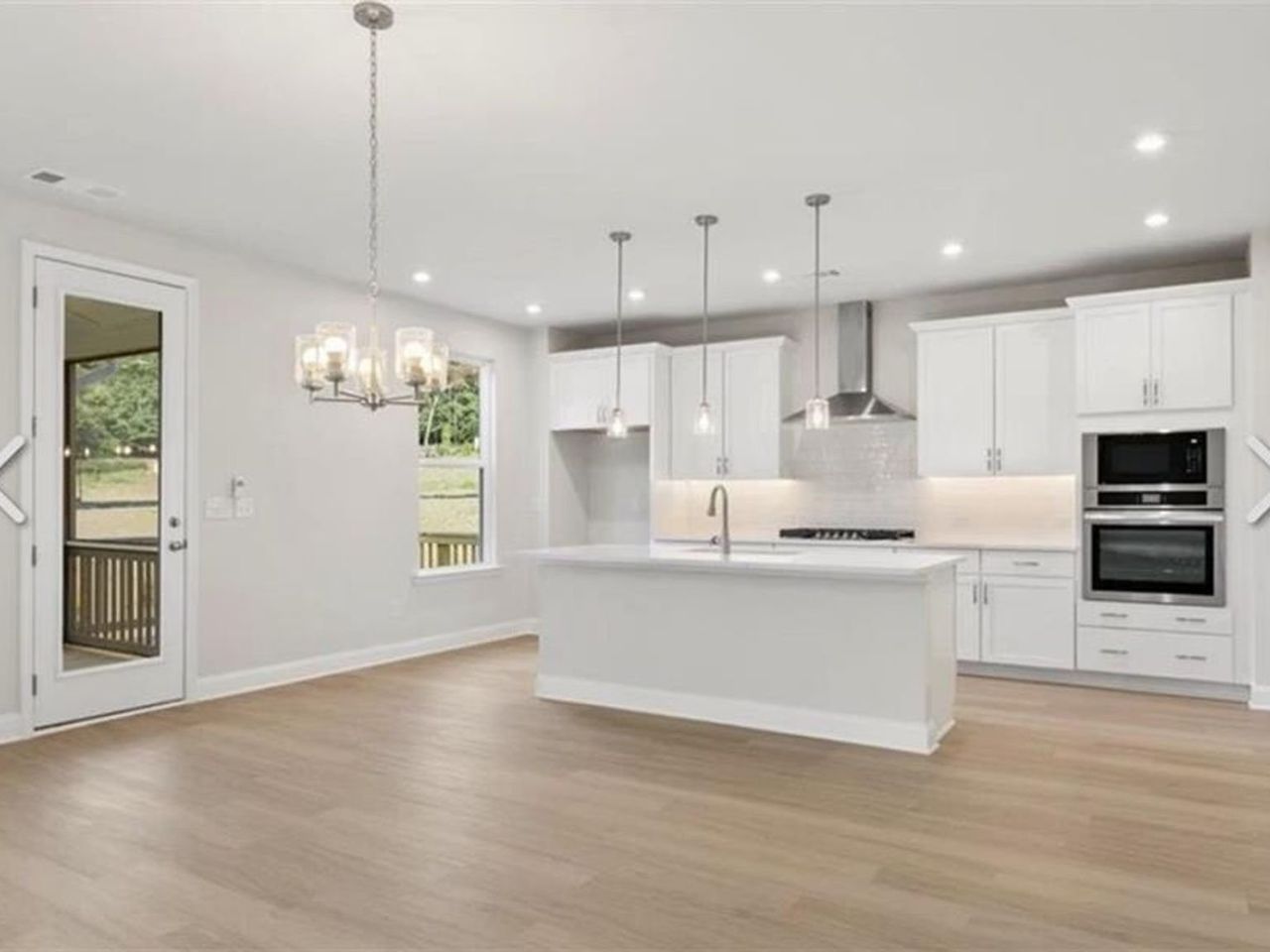Furnished interior view inside a new home in Melody Lakeside Estates, Buford (Image 2).