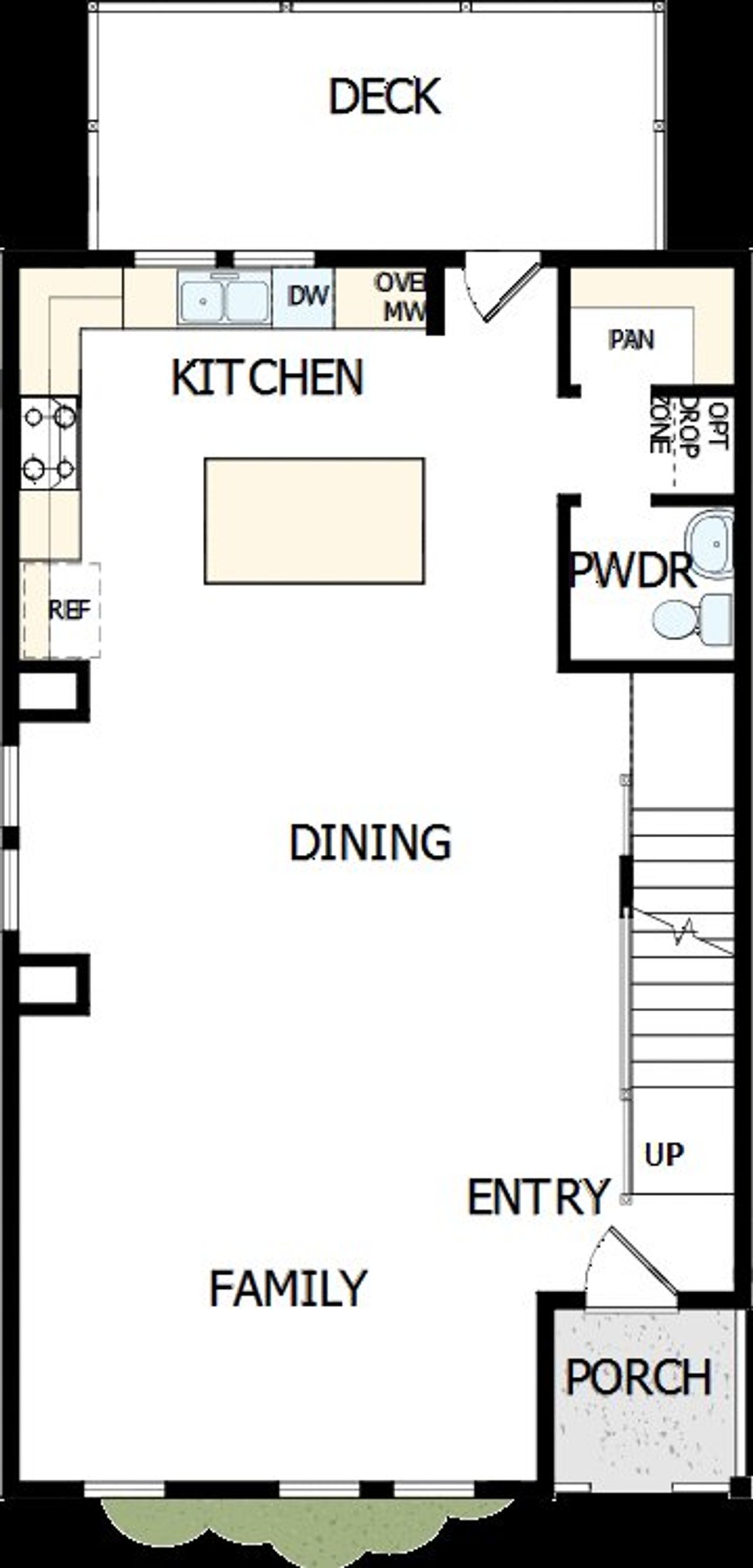 2D floor plan layout of this home in Celesta, Decatur, GA (Image 2).