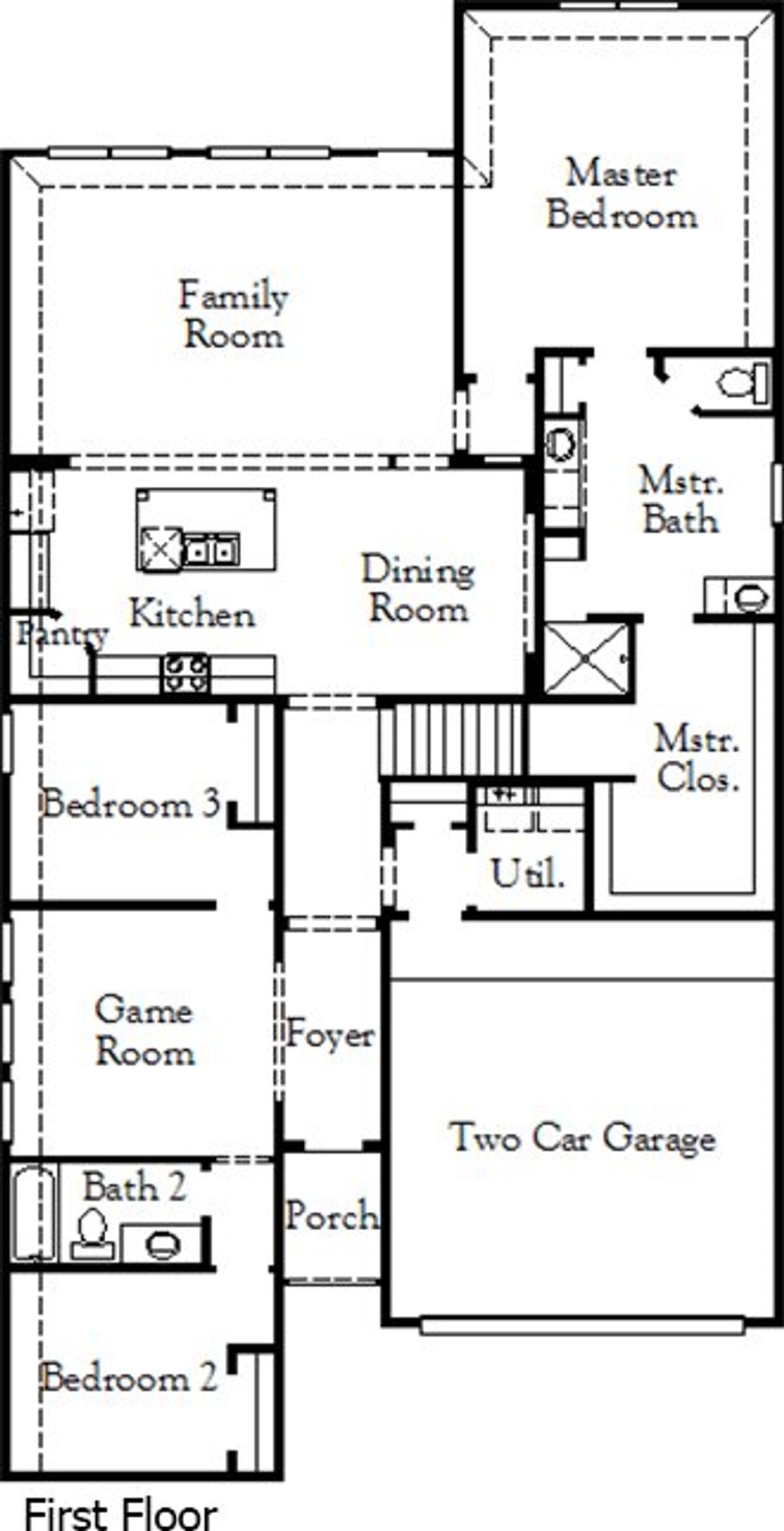 2D floor plan layout for the Wellington (2526-DV-40) by Coventry Homes in Pecan Square, Northlake, TX (Image 2). 2D floor plan layout for the Wellington (2526-DV-40) by Coventry Homes in Pecan Square, Northlake, TX (Image 2).