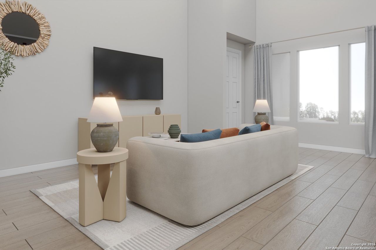 Furnished interior view inside a new home in Venado Crossing, Cibolo (Image 2).