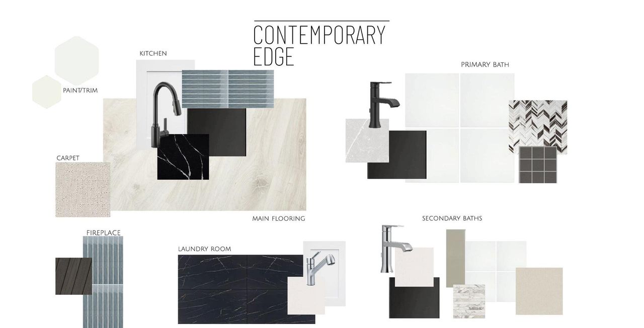 Sample of building materials used in homes in Caliterra - 80', Dripping Springs (Image 2).
