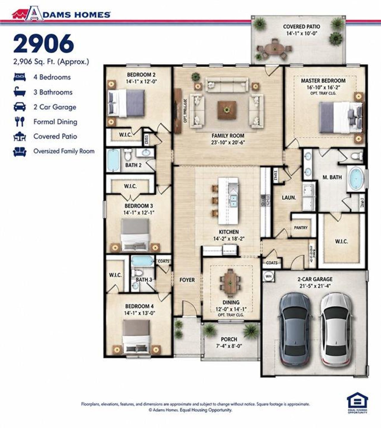 2D floor plan layout of this home in , Villa Rica, GA (Image 2).