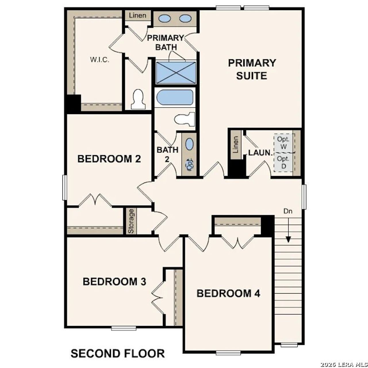 2D floor plan layout of this home in Senna, Leon Valley, TX (Image 2).
