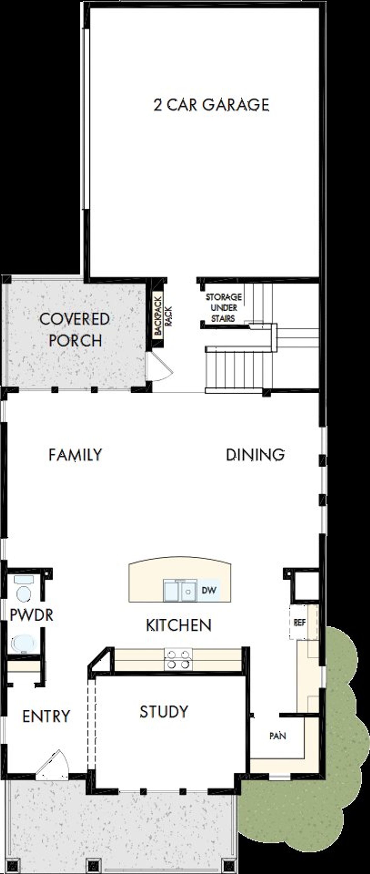 2D floor plan layout of this home in Painted Prairie Cottage, Aurora, CO (Image 2).