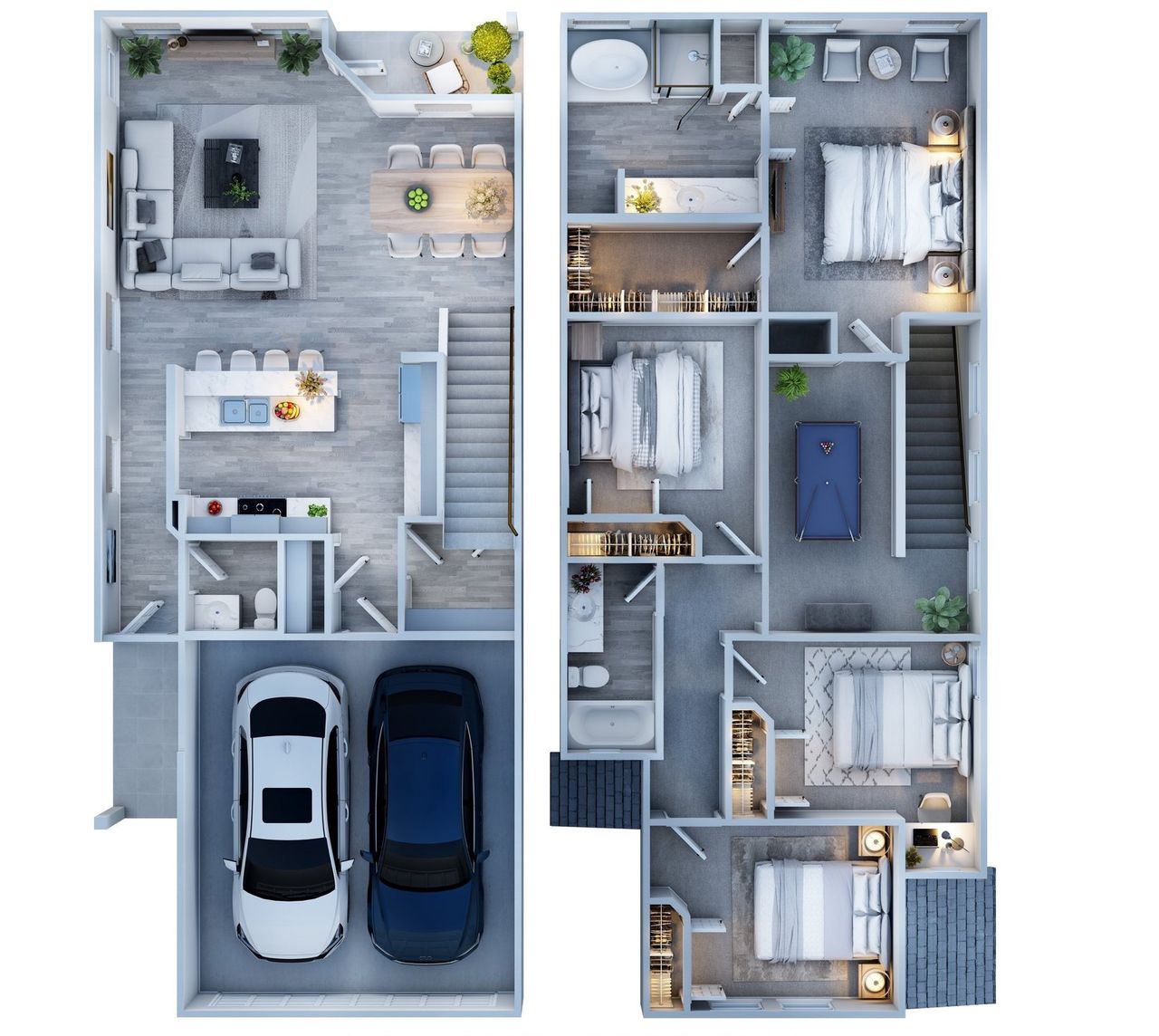 Image 2 representing the Floor Plan 1918 by Colina Homes in Woodland Lakes, Huffman, TX. Image 2 representing the Floor Plan 1918 by Colina Homes in Woodland Lakes, Huffman, TX.