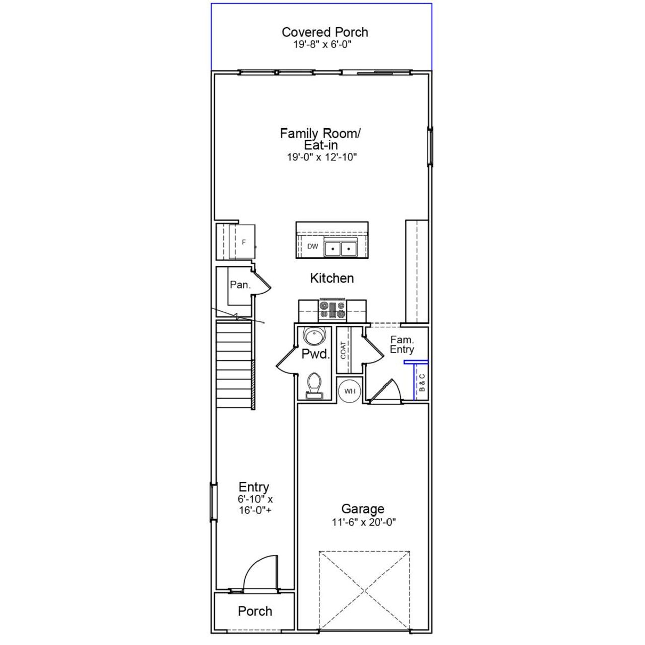 2D floor plan layout of this home in Laurinton Farms, Hopkins, SC (Image 2). 2D floor plan layout of this home in Laurinton Farms, Hopkins, SC (Image 2).