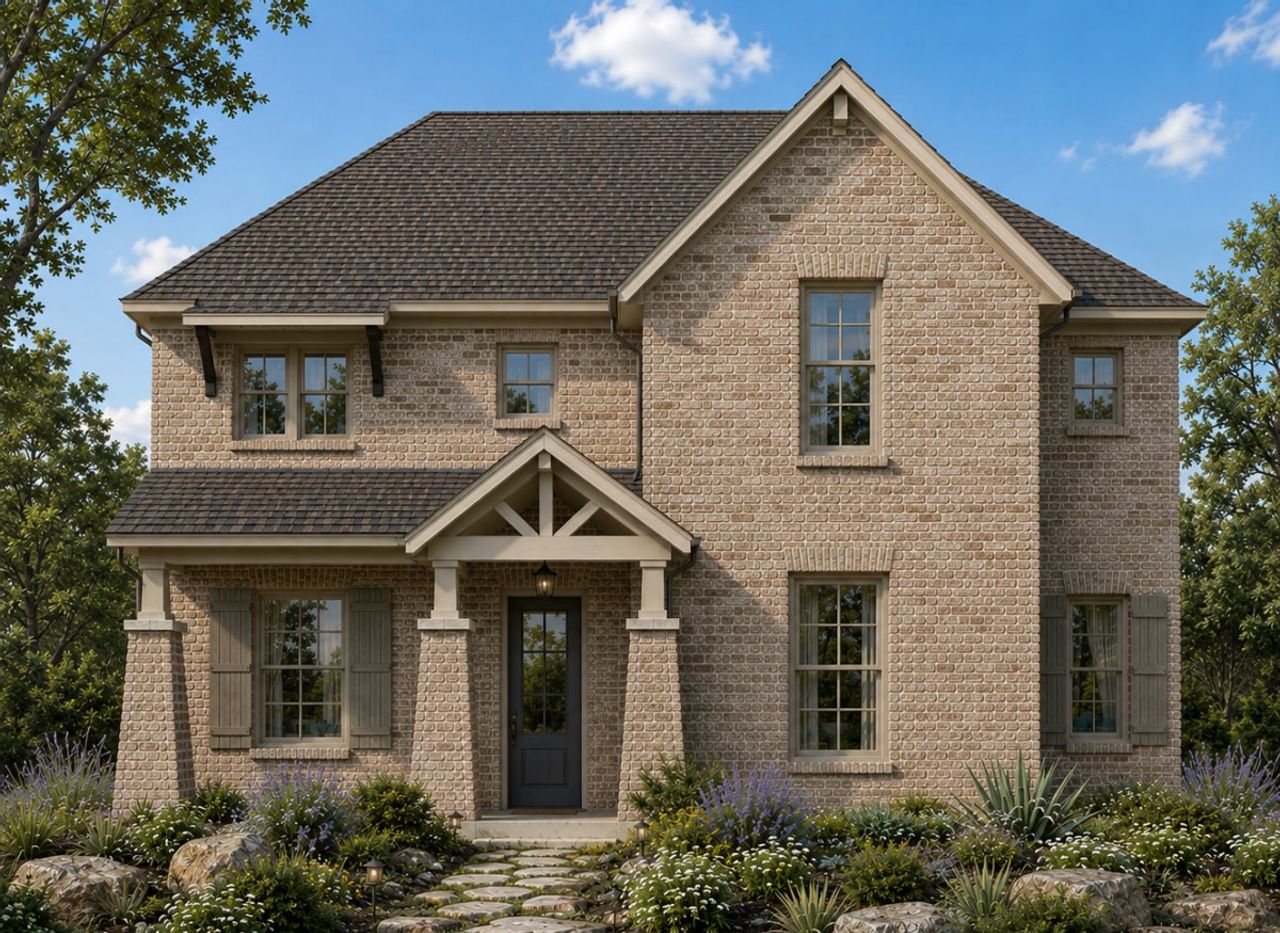 Representative exterior photo of a completed home built from the Knox by Olivia Clarke Homes in Uptown Celina, Celina, TX (Image 2).