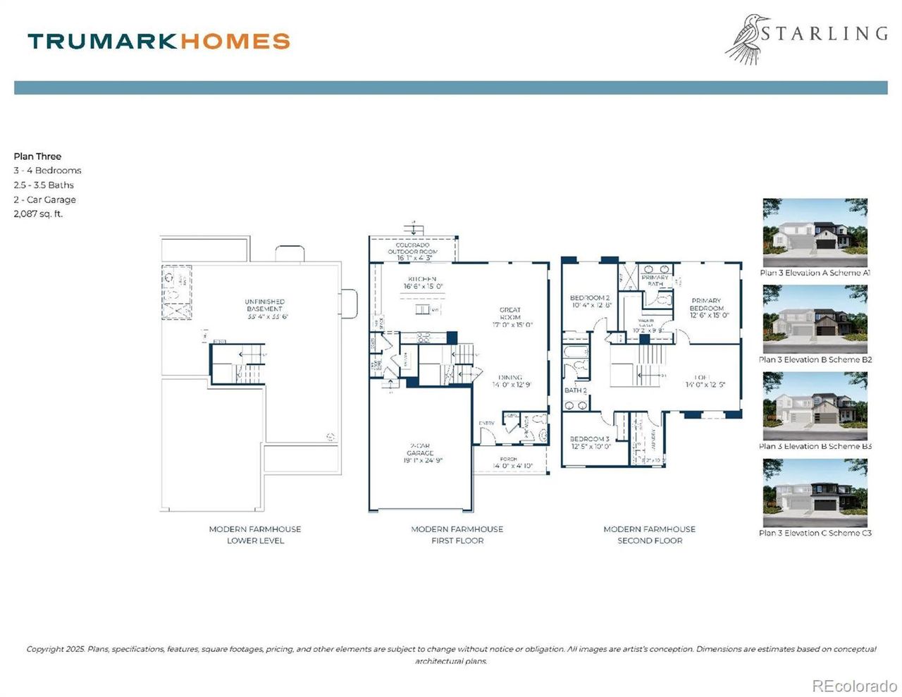 2D floor plan layout of this home in , Parker, CO (Image 2). 2D floor plan layout of this home in , Parker, CO (Image 2).