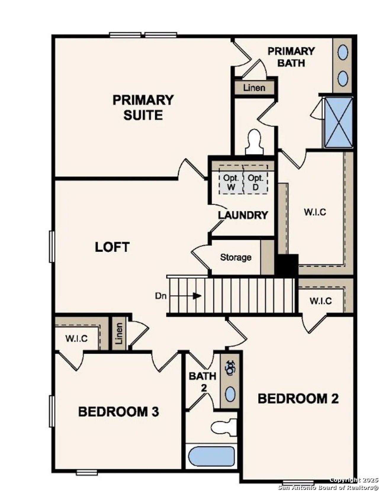 2D floor plan layout of this home in Applewhite Meadows, San Antonio, TX (Image 2). 2D floor plan layout of this home in Applewhite Meadows, San Antonio, TX (Image 2).