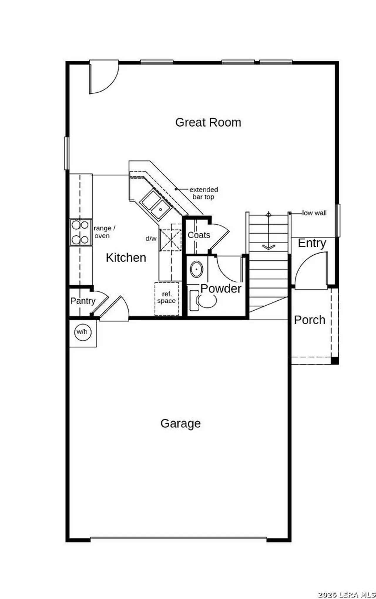 2D floor plan layout of this home in , San Antonio, TX (Image 2).