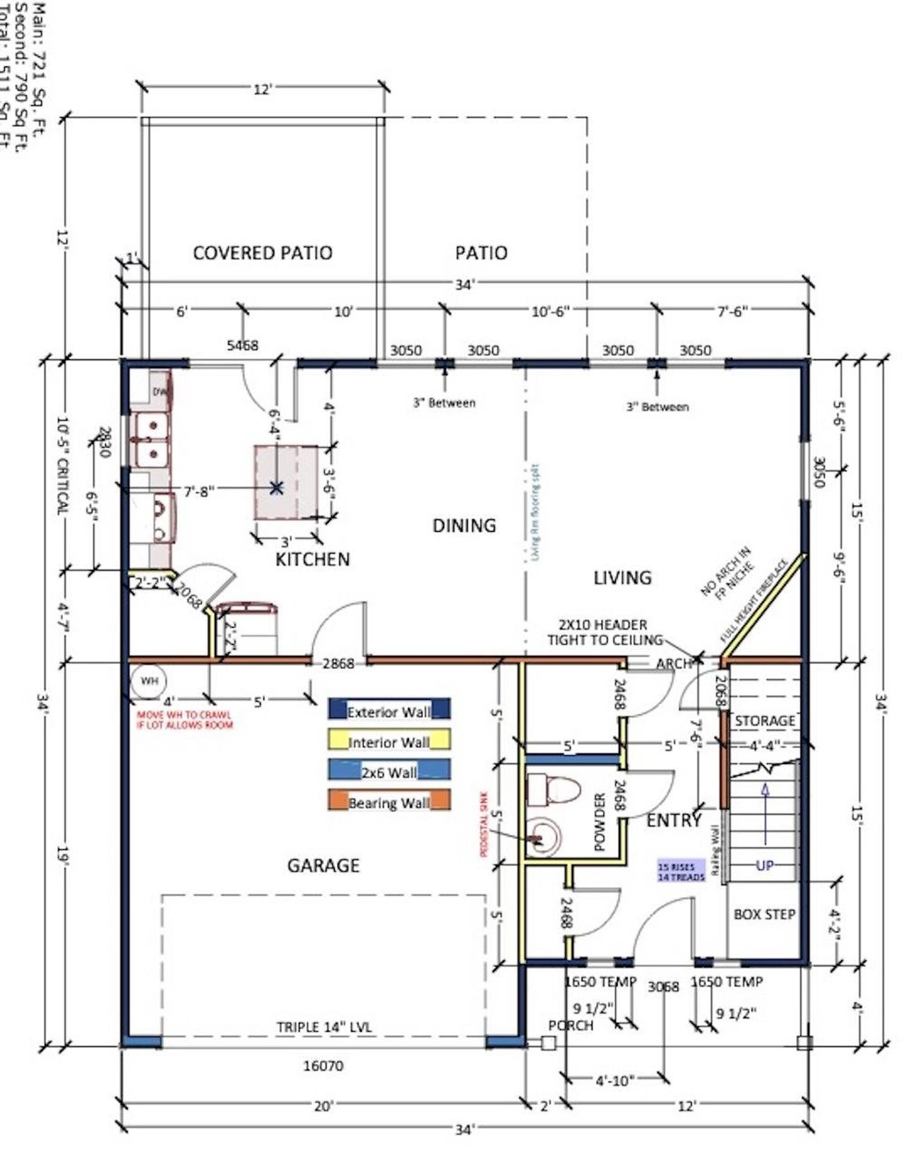 2D floor plan layout of this home in Stones Throw, Inman, SC (Image 2). 2D floor plan layout of this home in Stones Throw, Inman, SC (Image 2).