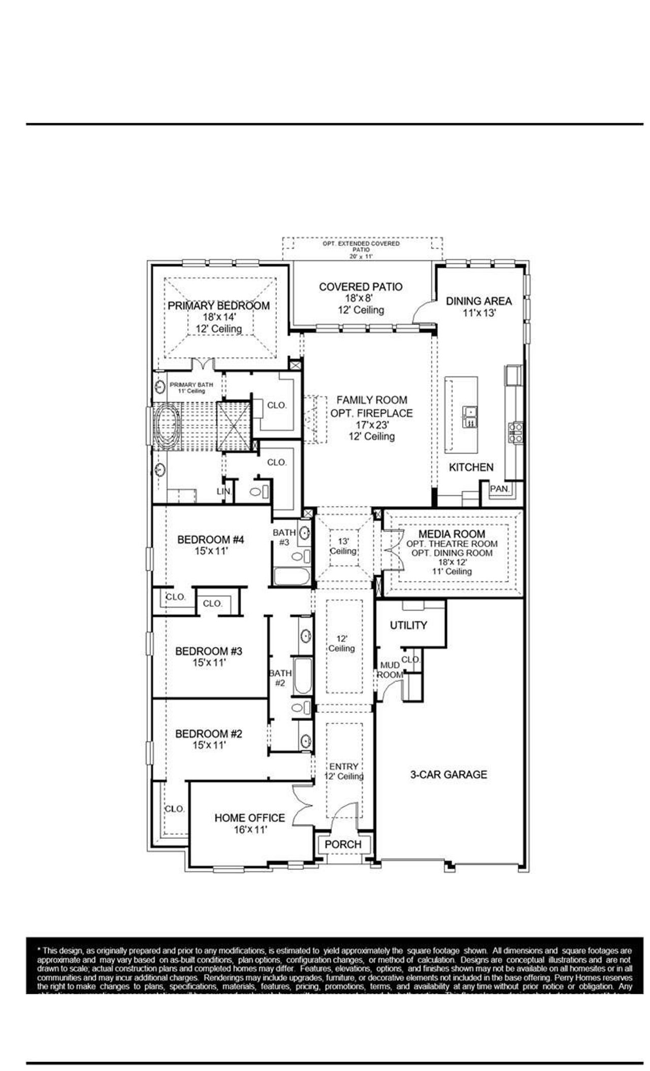 2D floor plan layout of this home in Sienna, Missouri City, TX (Image 2). 2D floor plan layout of this home in Sienna, Missouri City, TX (Image 2).