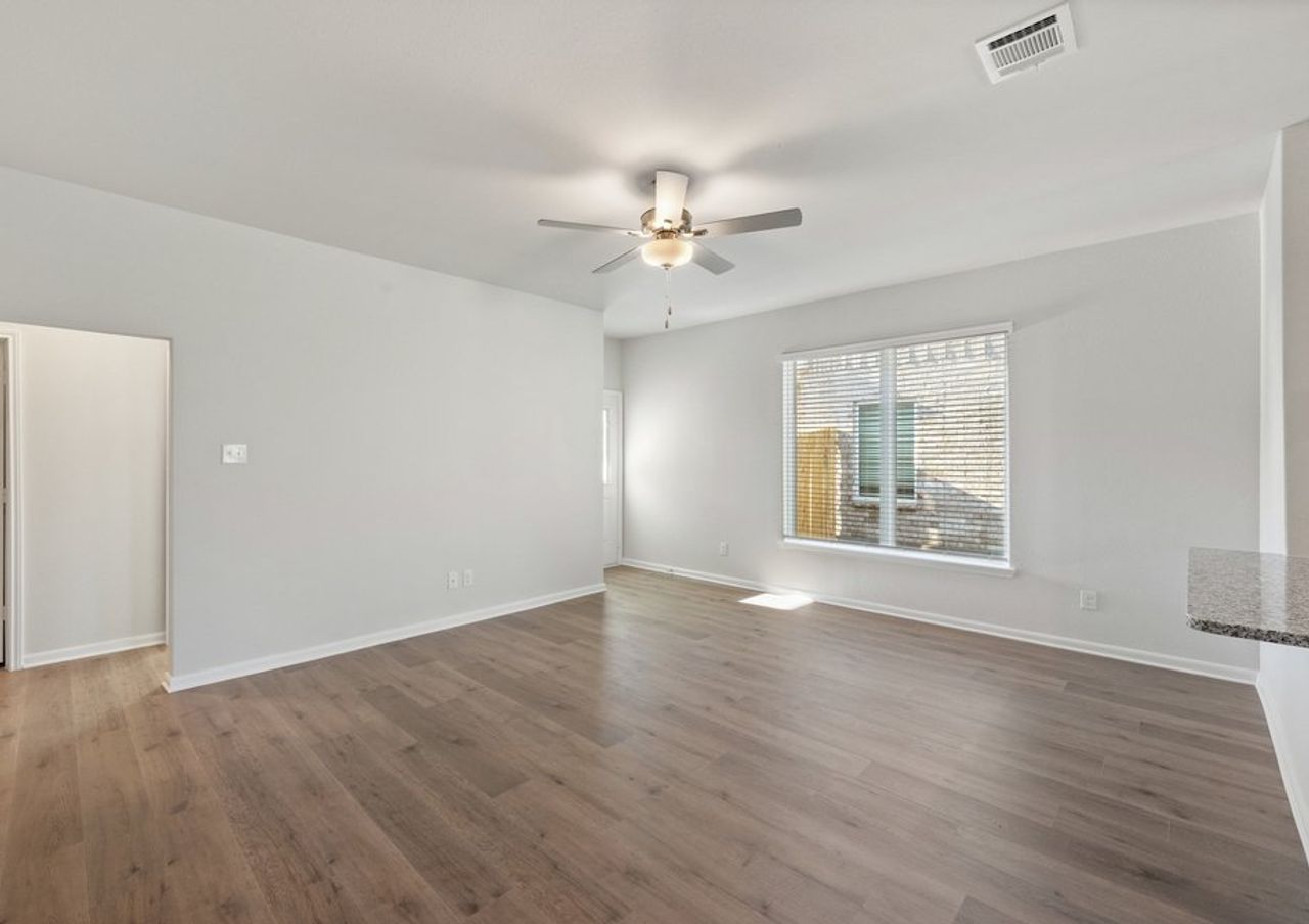 Representative unfurnished interior of a home built from the Thistle by LGI Homes in Southaven, Hutchins (Image 2).